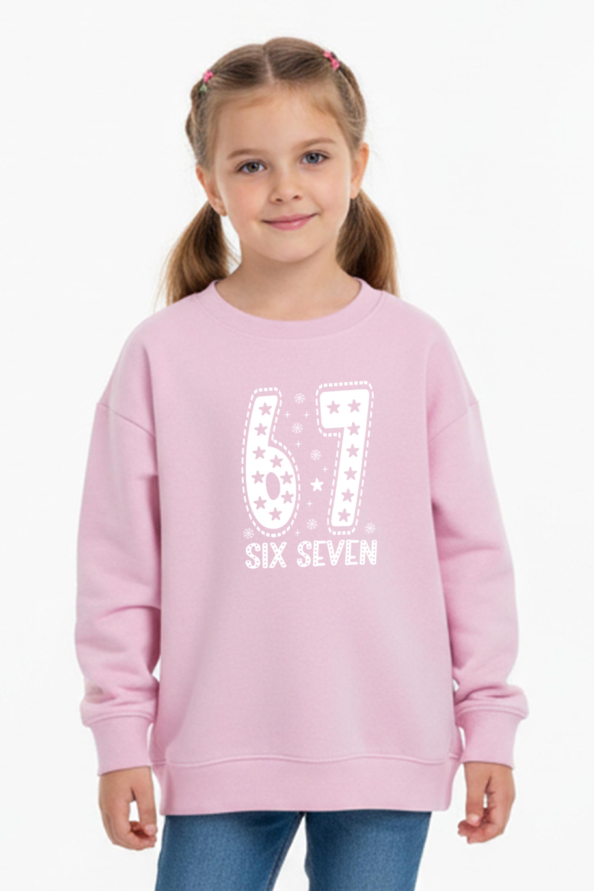 Kids 67 Trend Graphic Printed Sweatshirt