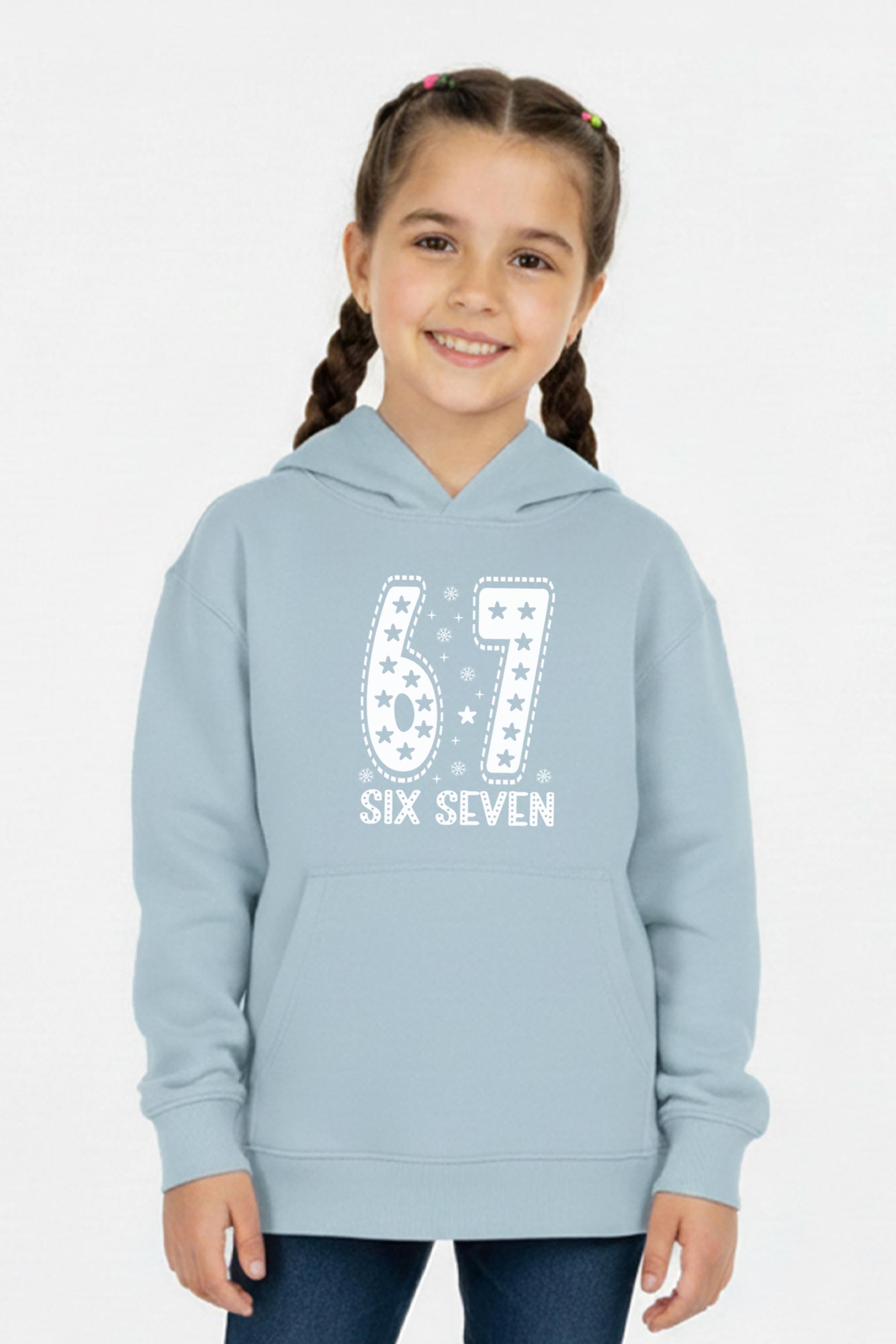Kids 67 Trend Graphic Printed Hoodie