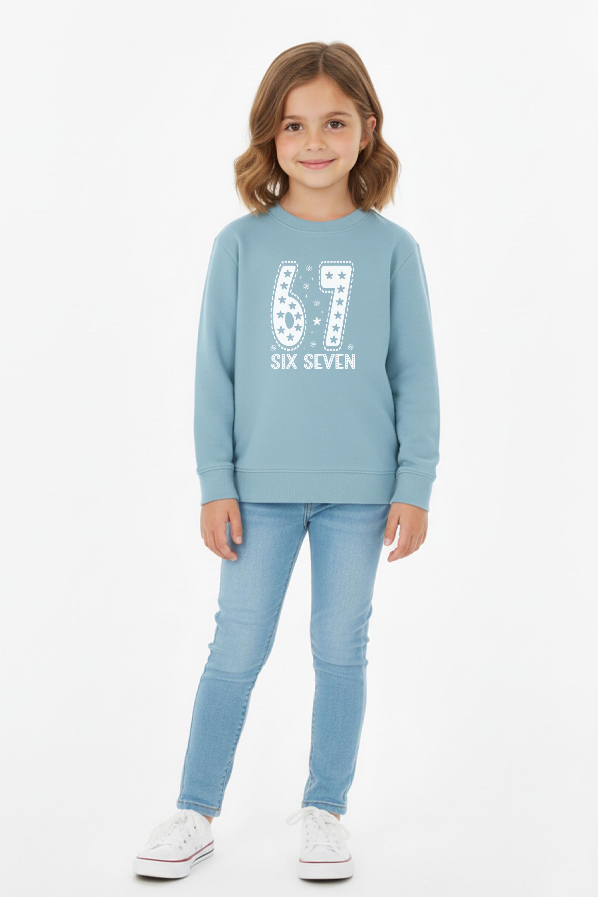 Kids 67 Trend Graphic Printed Sweatshirt