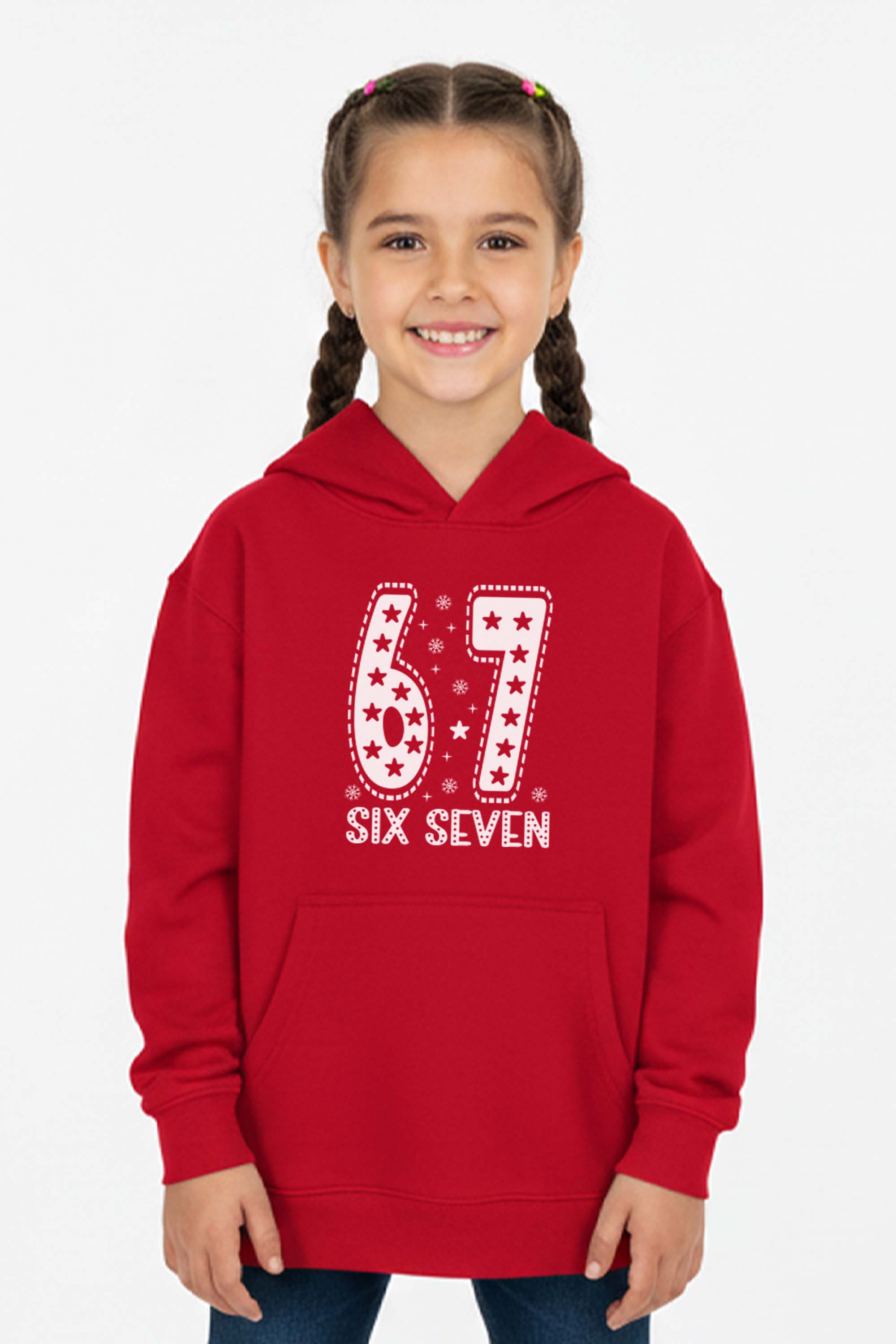 Kids 67 Trend Graphic Printed Hoodie