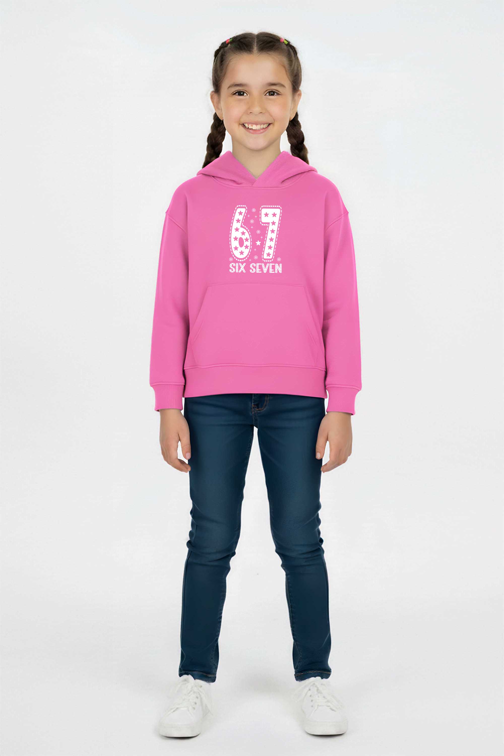 Kids 67 Trend Graphic Printed Hoodie