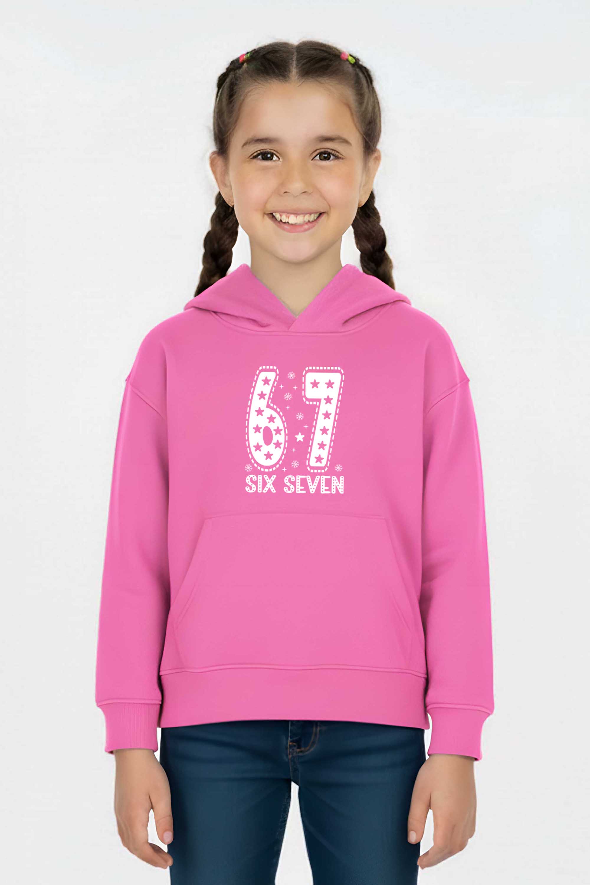 Kids 67 Trend Graphic Printed Hoodie