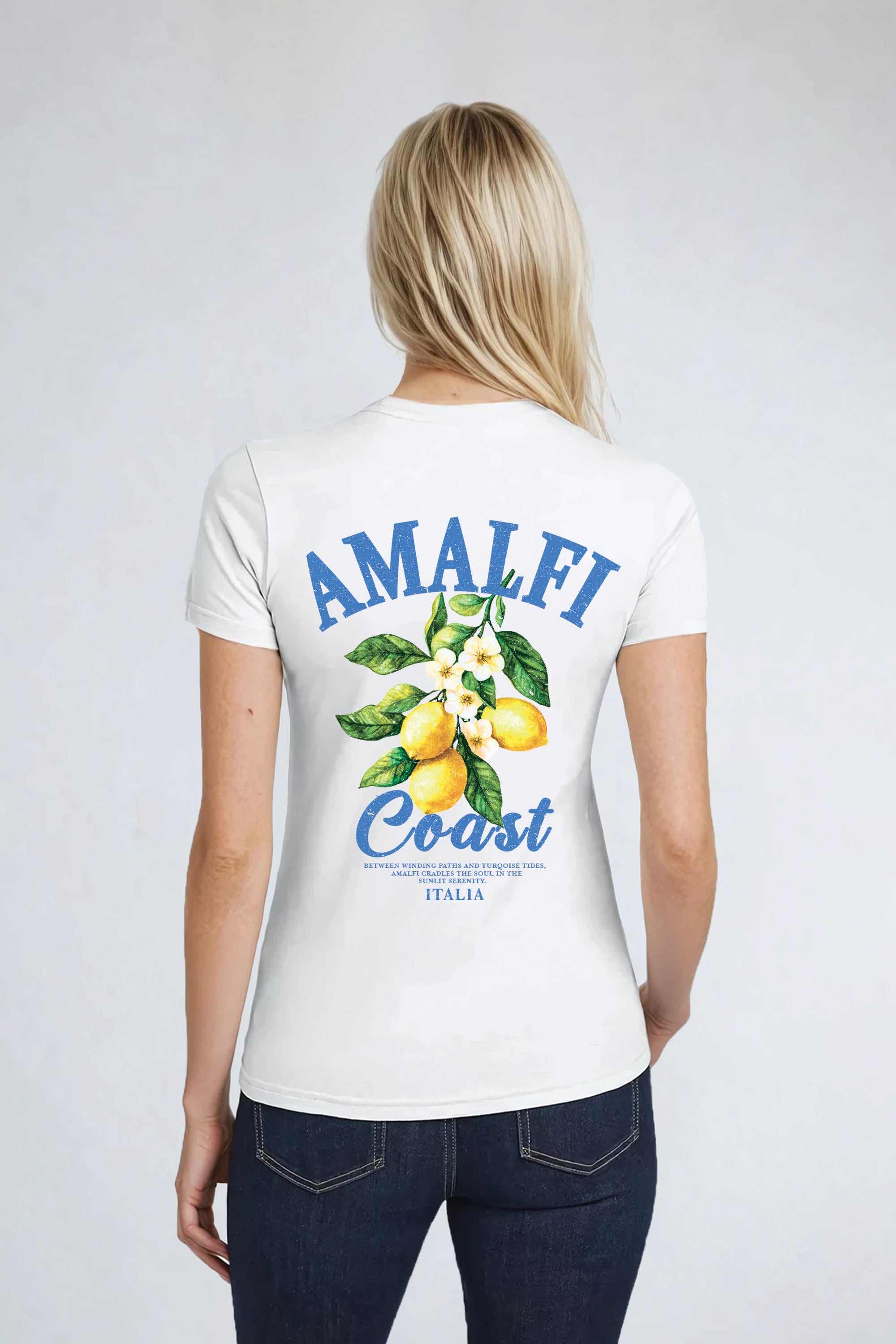 Amalfi Coast Printed T-Shirt