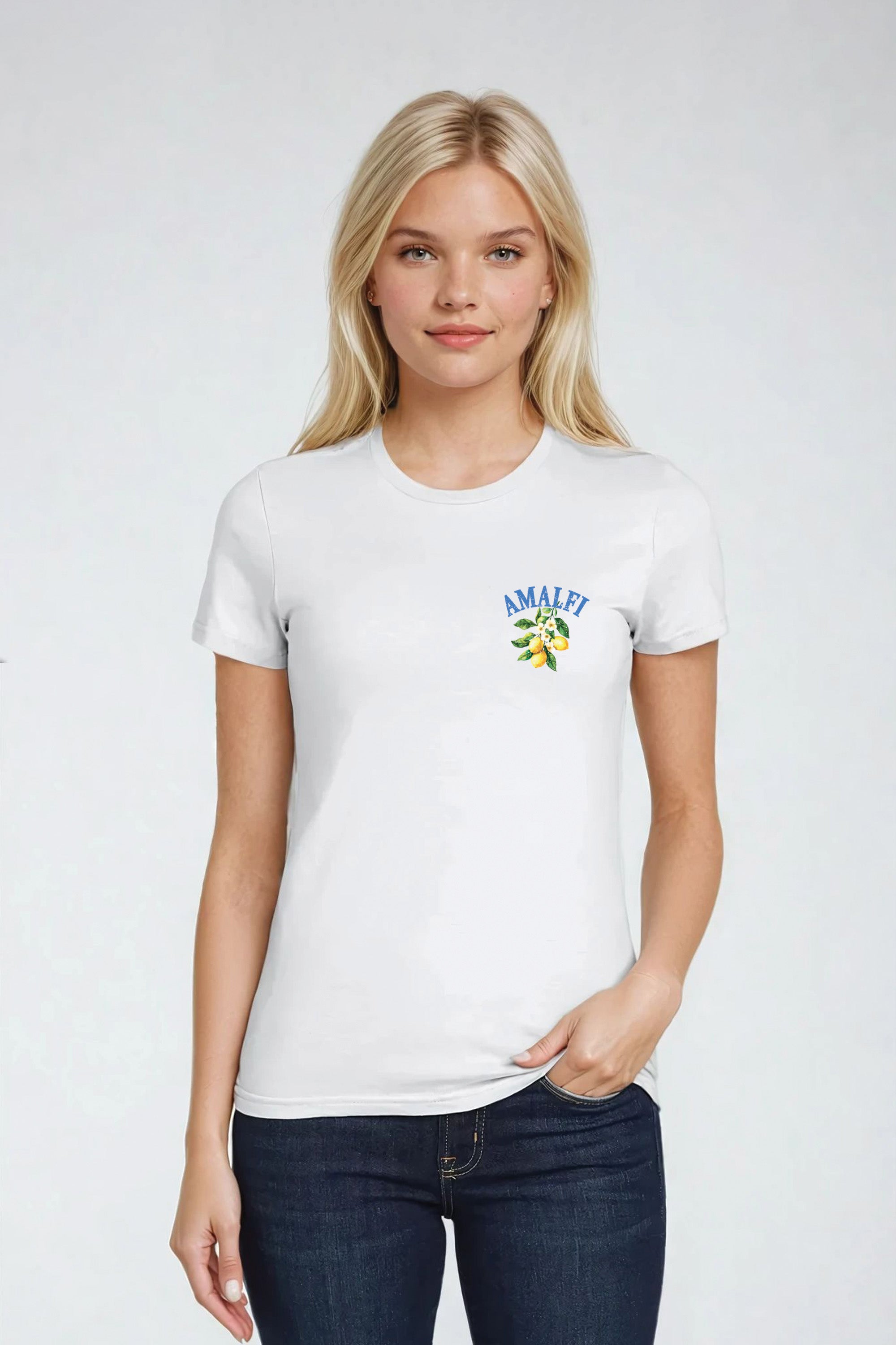 Amalfi Coast Printed T-Shirt