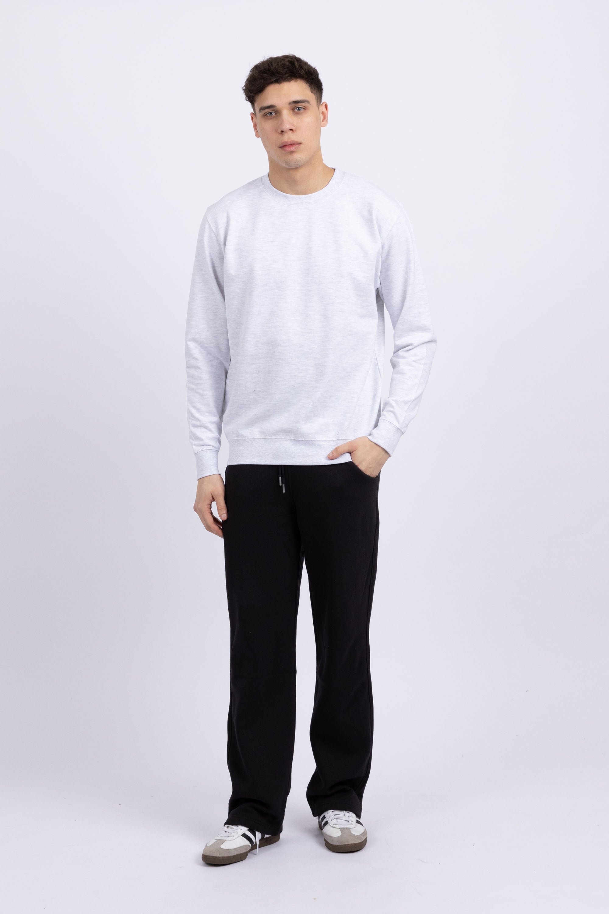 Unisex Crewneck Plain Sweatshirt