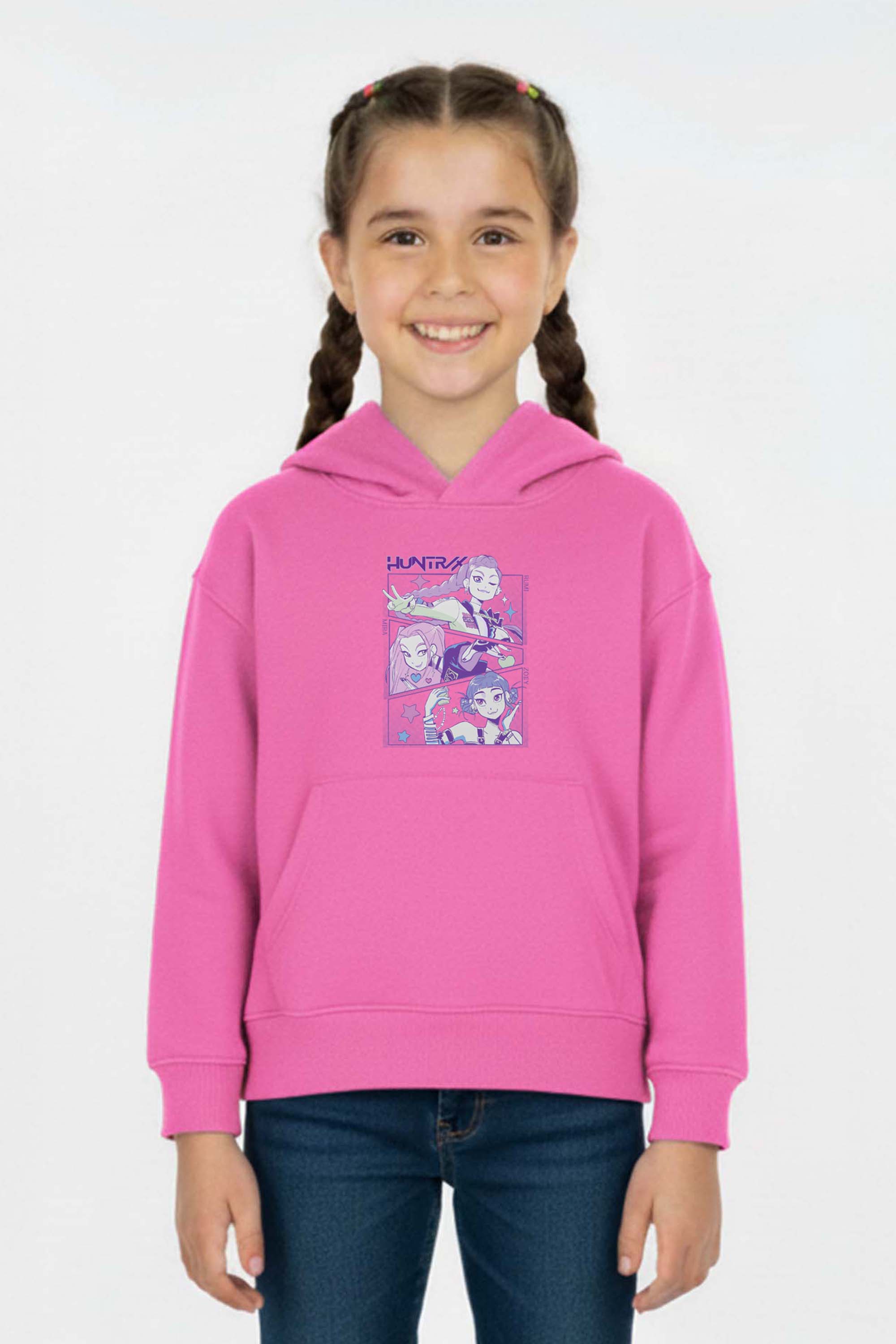 Kids Huntrix K-pop Anime Printed Hoodie