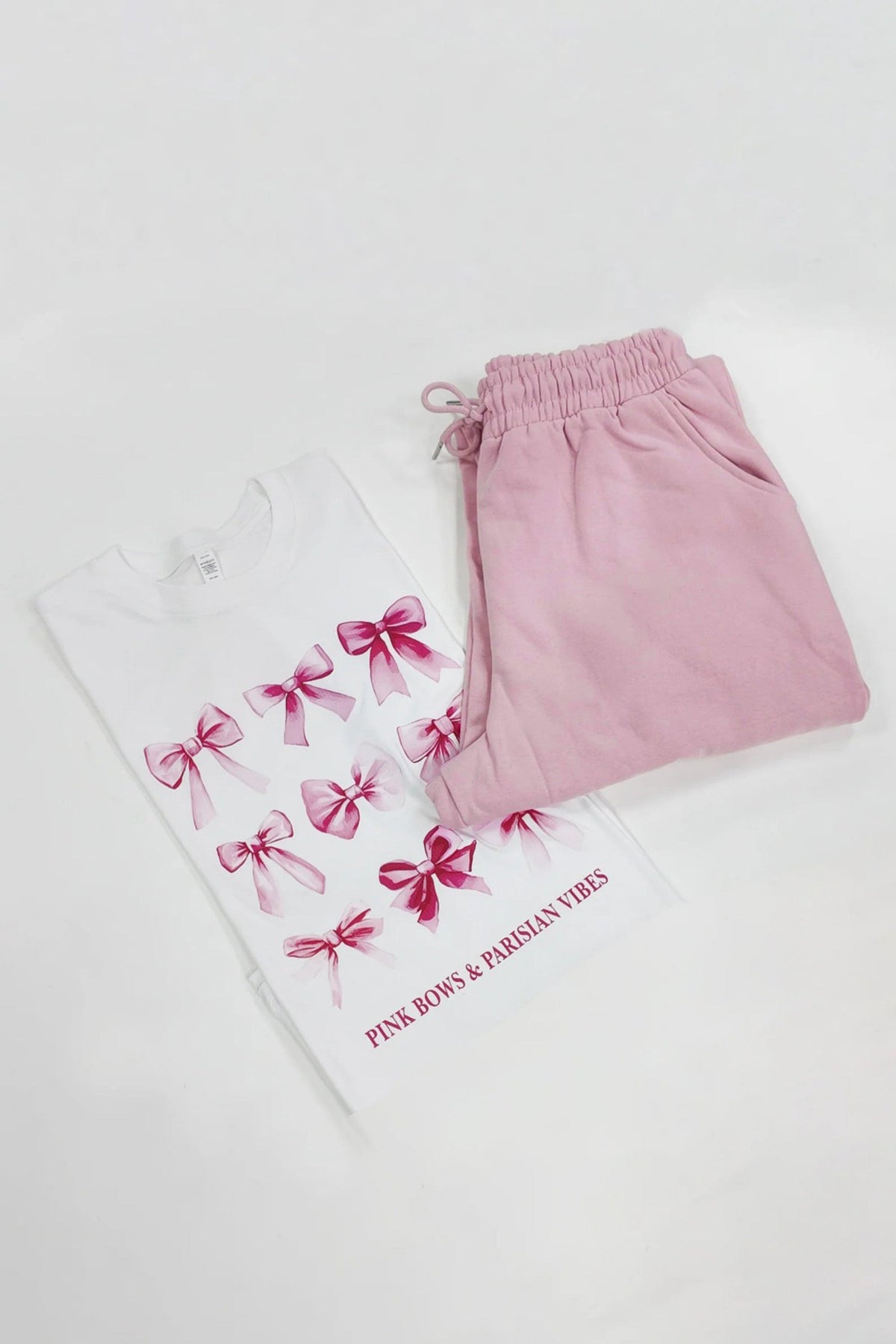 Bows and Parisian Printed Set (Pack Of 3 Sets)
