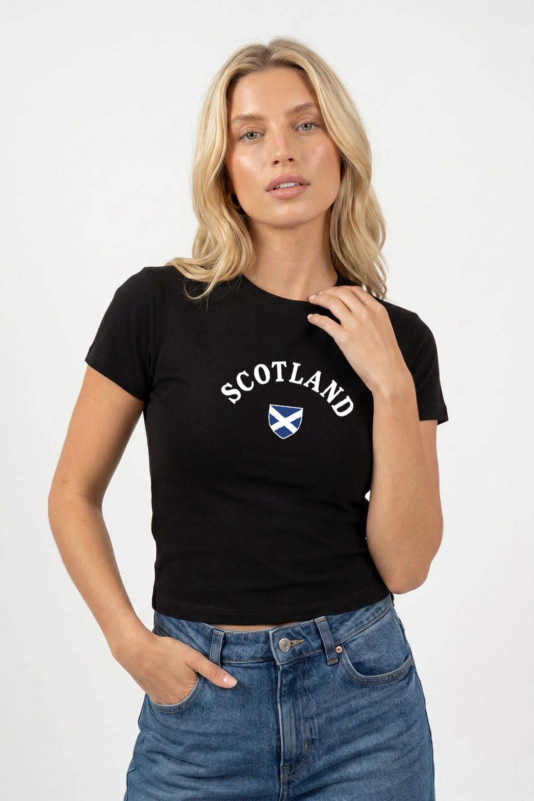 220GSM Scotland Printed Baby Tee