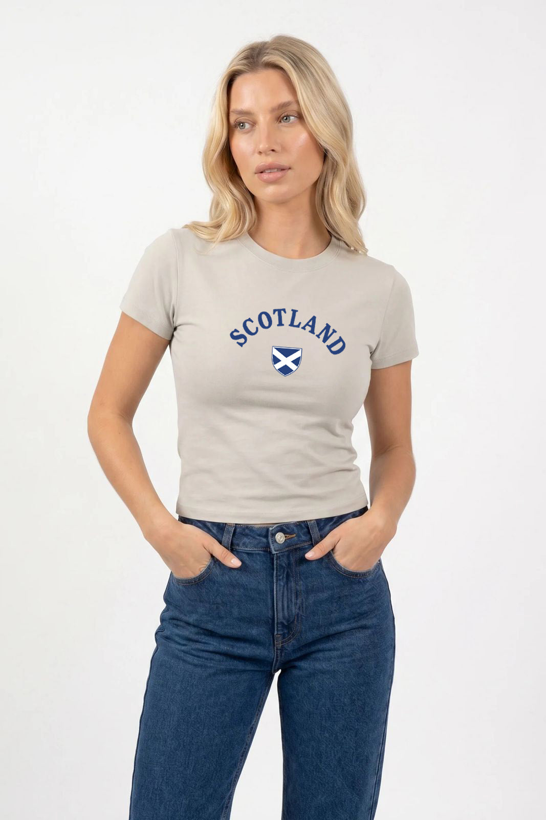 220GSM Scotland Printed Baby Tee
