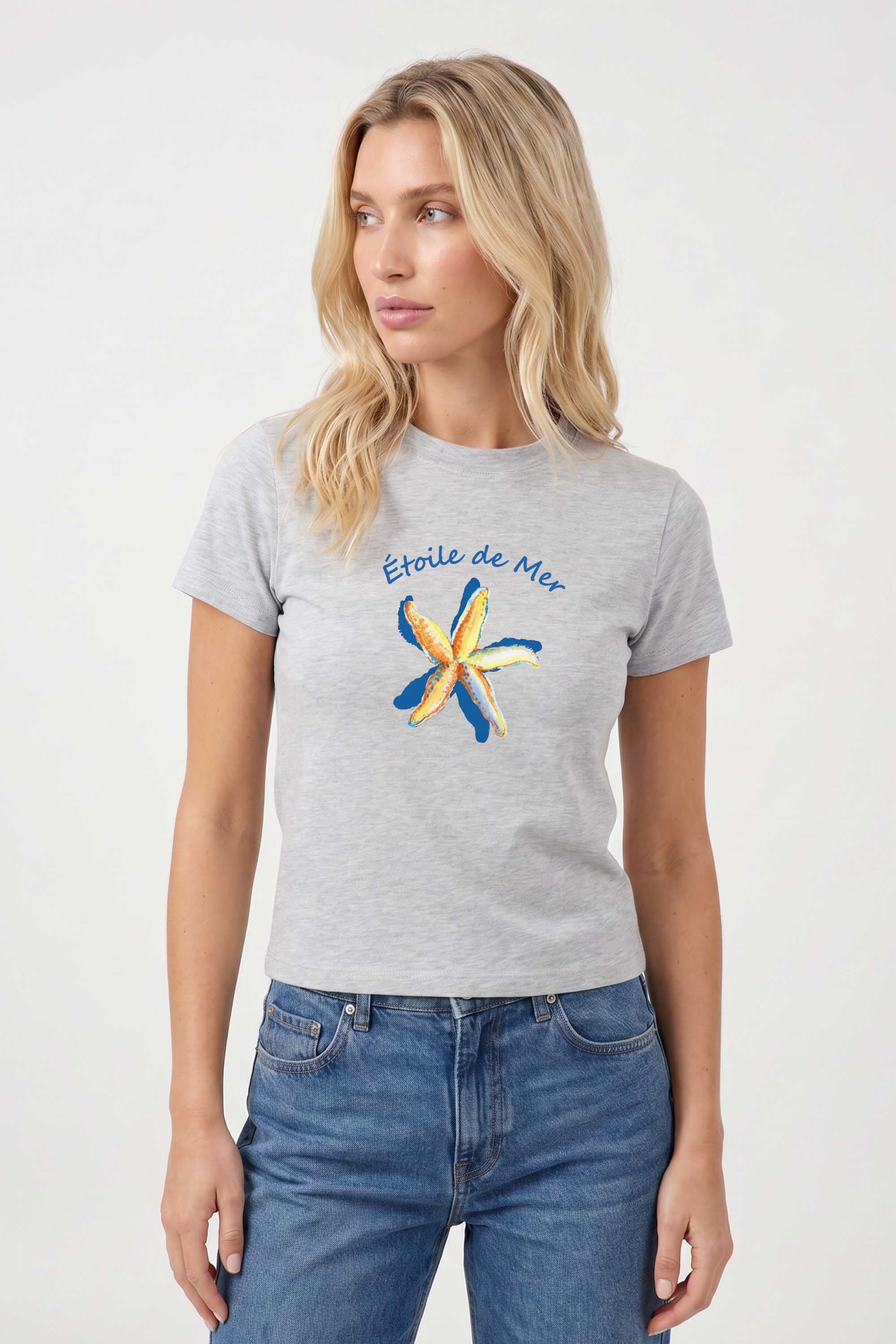 220GSM Étoile de Mer Starfish Printed Baby Tee