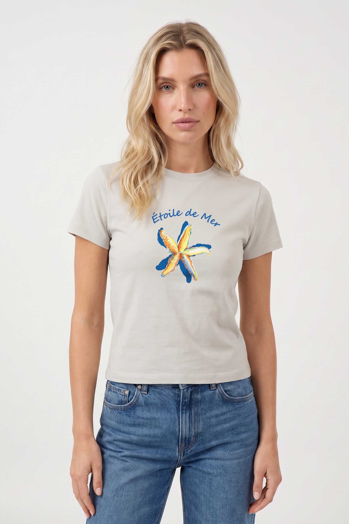 220GSM Étoile de Mer Starfish Printed Baby Tee