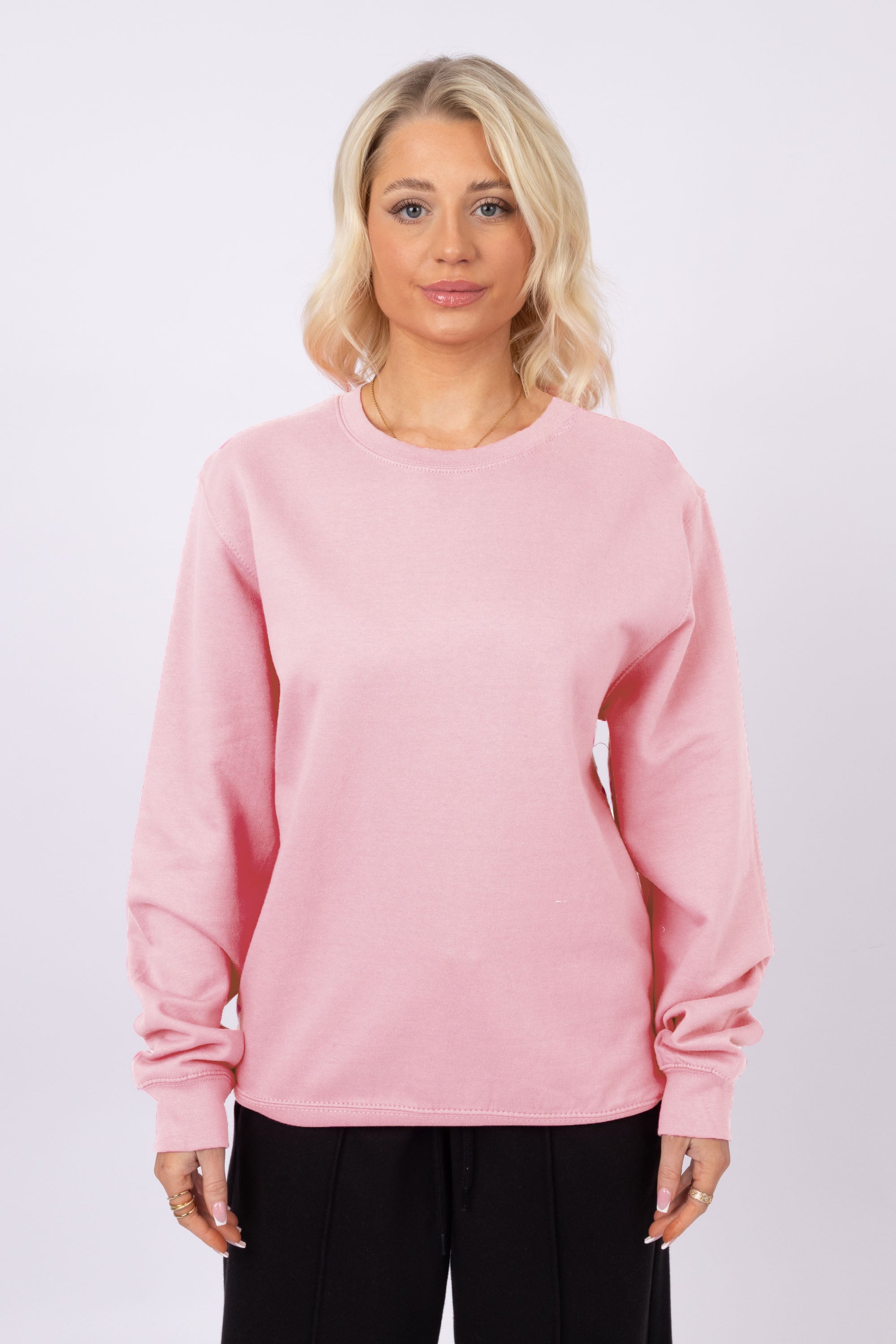 Unisex Crewneck Plain Sweatshirt