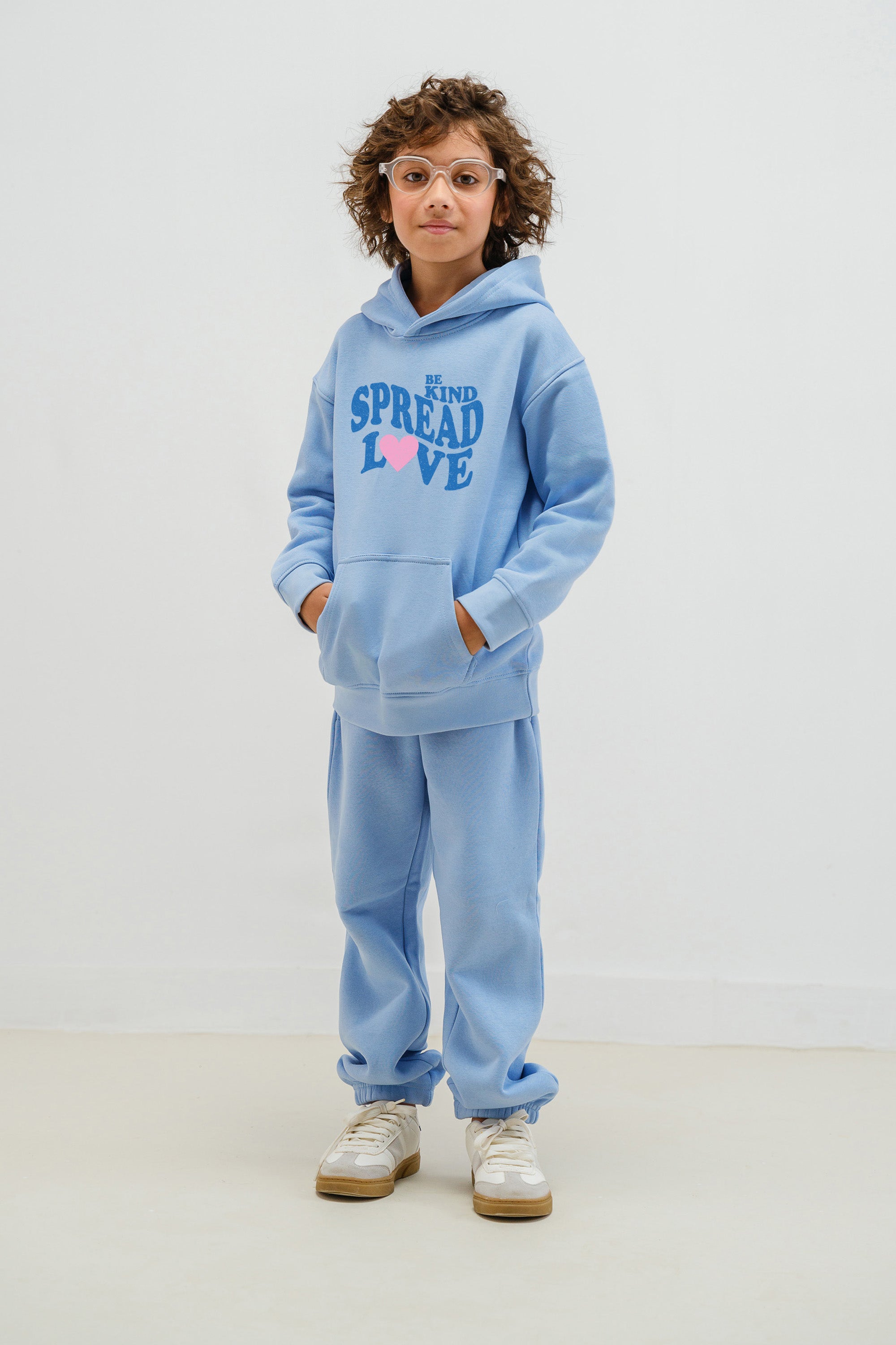 Kids Premium Spread Love Printed Hoodie (Pack of 5)