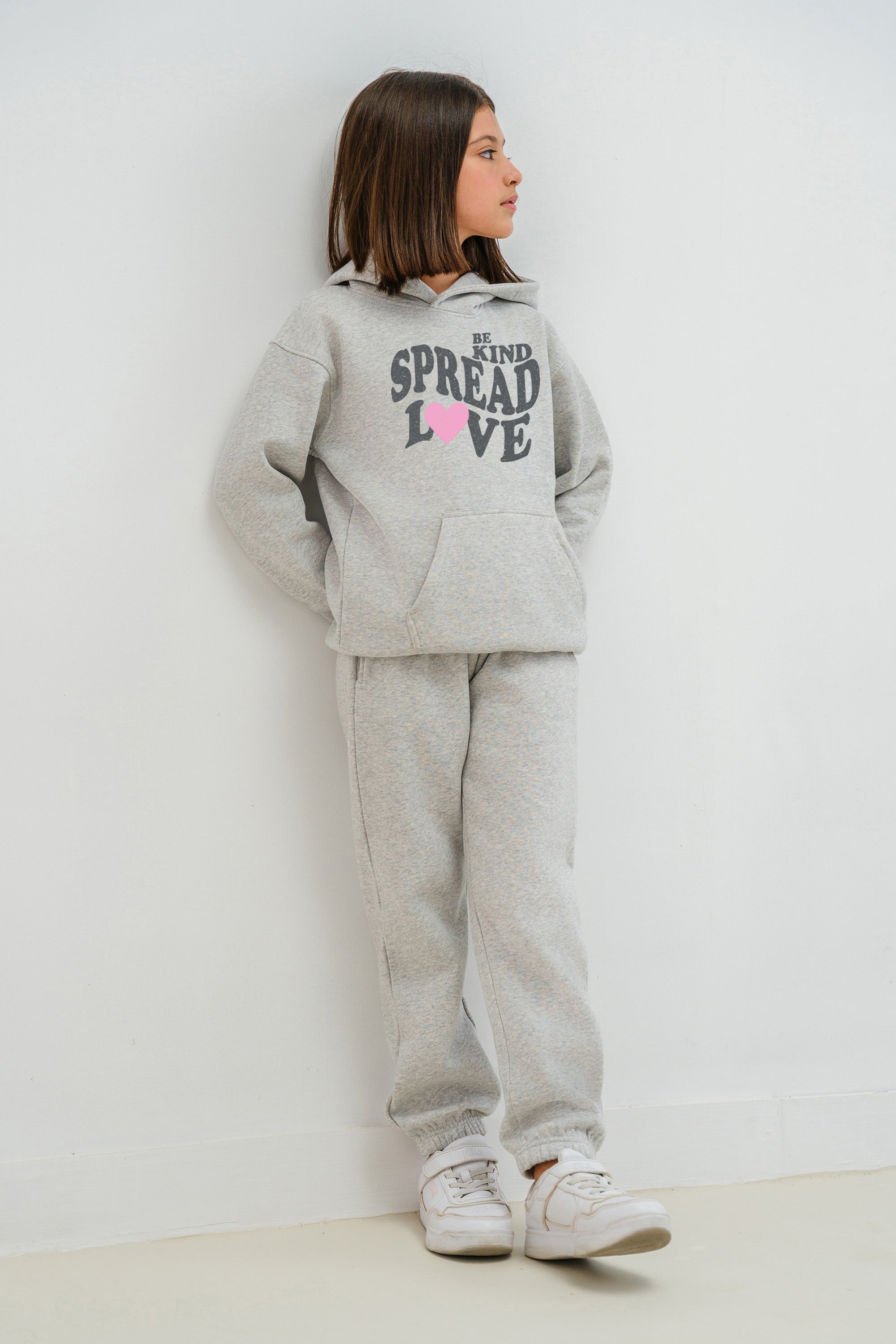 Kids Premium Spread Love Printed Hoodie (Pack of 5)