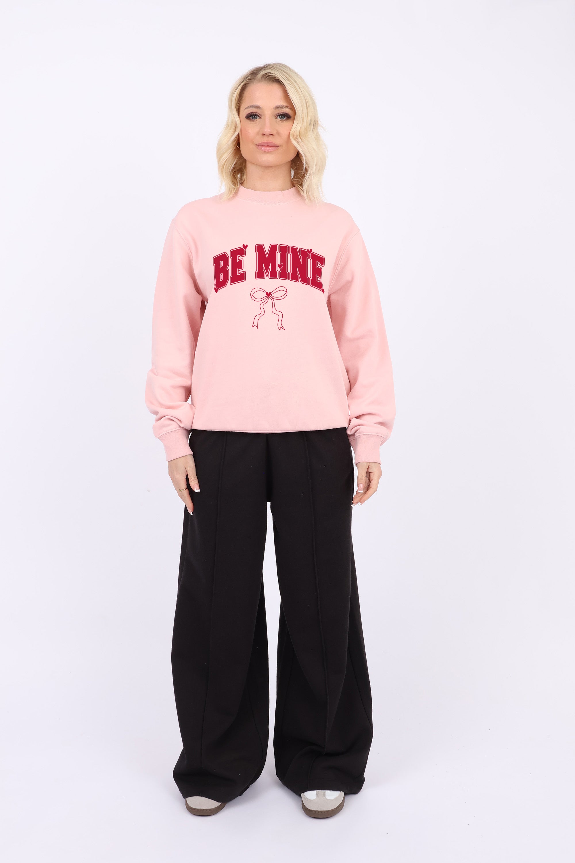 Be Mine Valentine Printed Sweatshirt