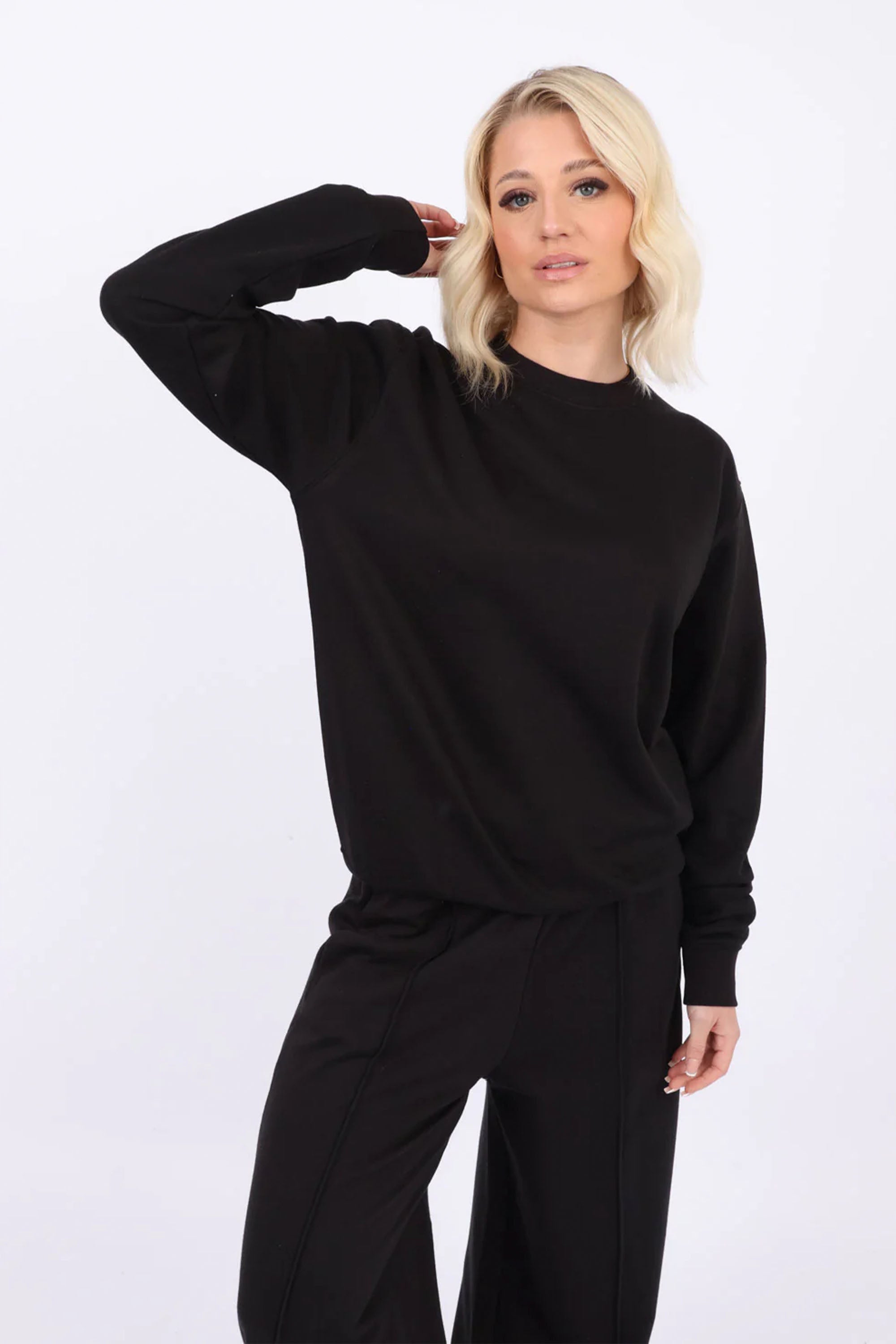 Womens Crew Neck Plain Sweatshirts (Pack of 6)