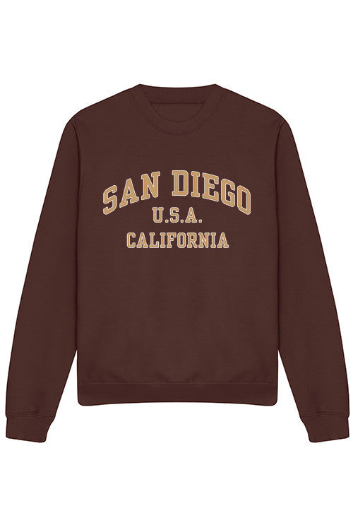 SAN DIEGO SWEATSHIRT IN CHOCO FUDGE (Custom Pack)