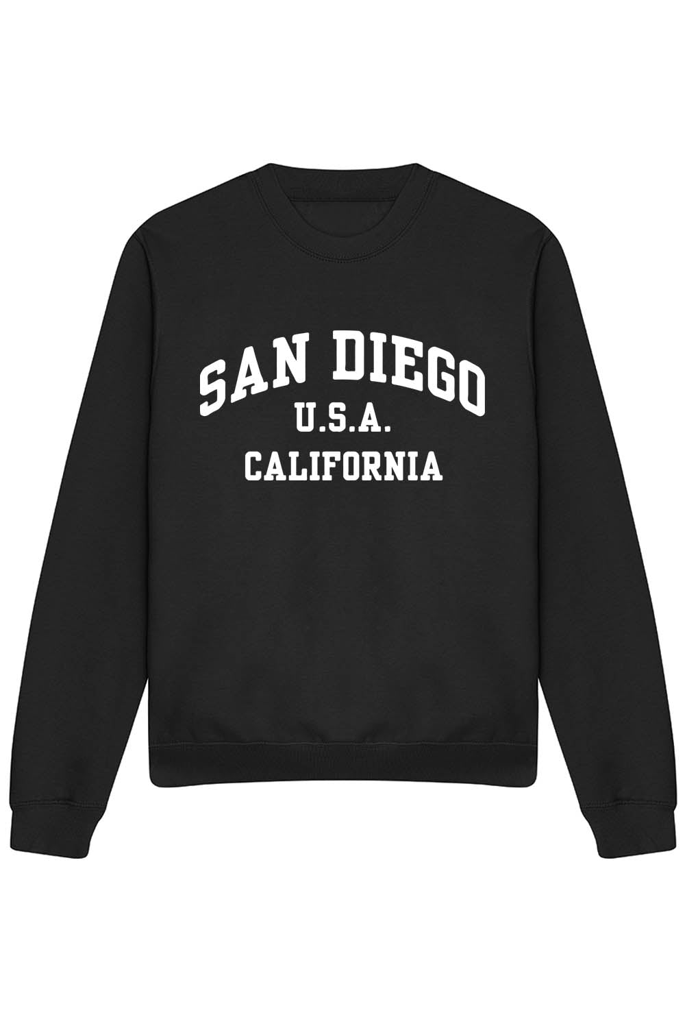 SAN DIEGO SWEATSHIRT IN JETBLACK (Custom Pack)