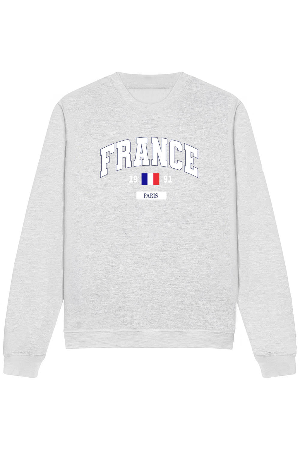 FRANCE SWEATSHIRT IN ASH GREY (Custom Pack)