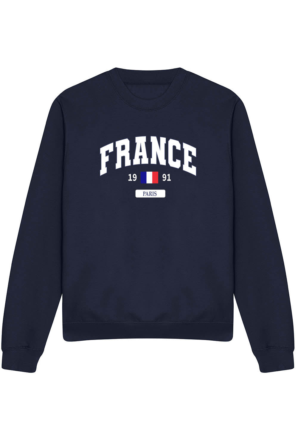 FRANCE SWEATSHIRT IN OXFORD NAVY (Custom Pack)