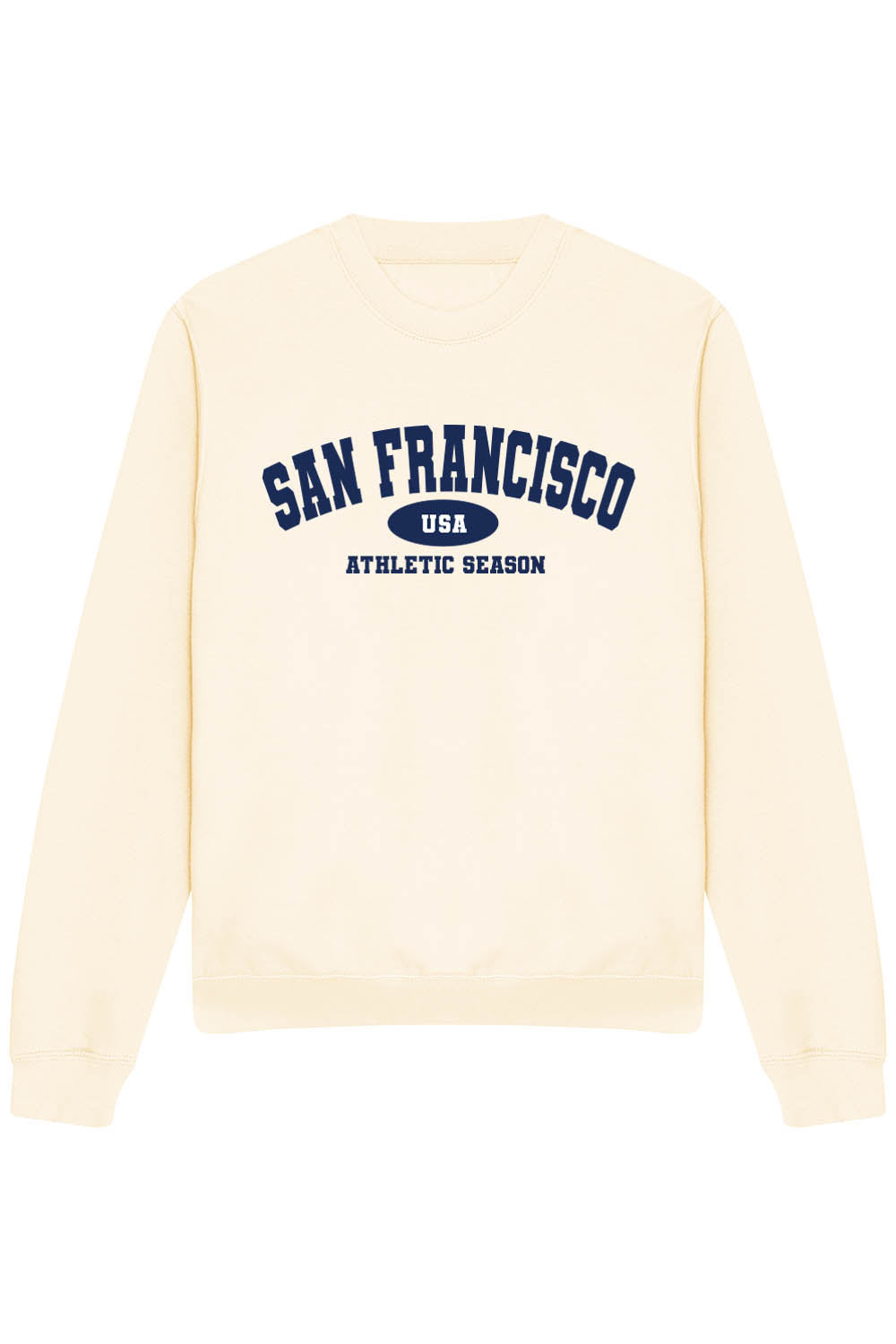 SAN FRANCISCO SWEATSHIRT IN VANILLA (Custom Pack XS-2XL)