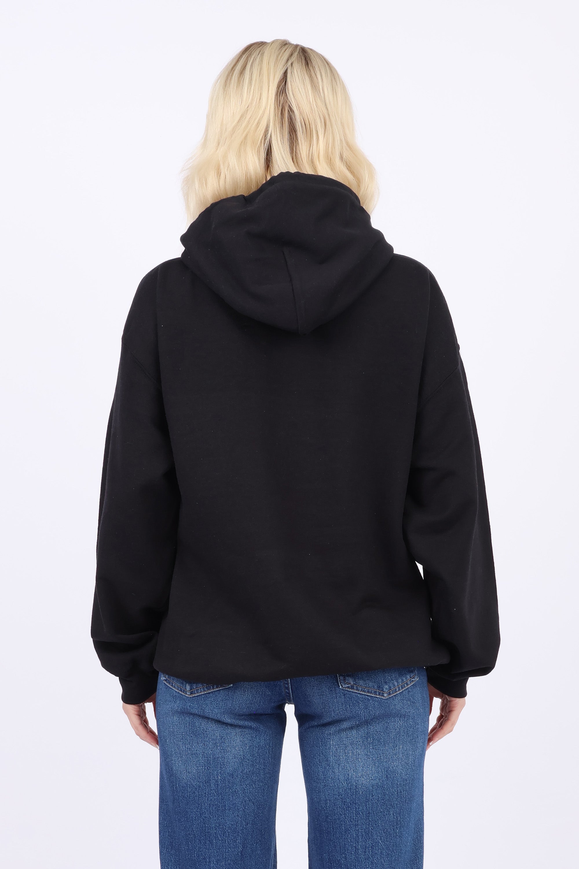 Upside Down Bike Scene Printed Heavy Blend Hoodie