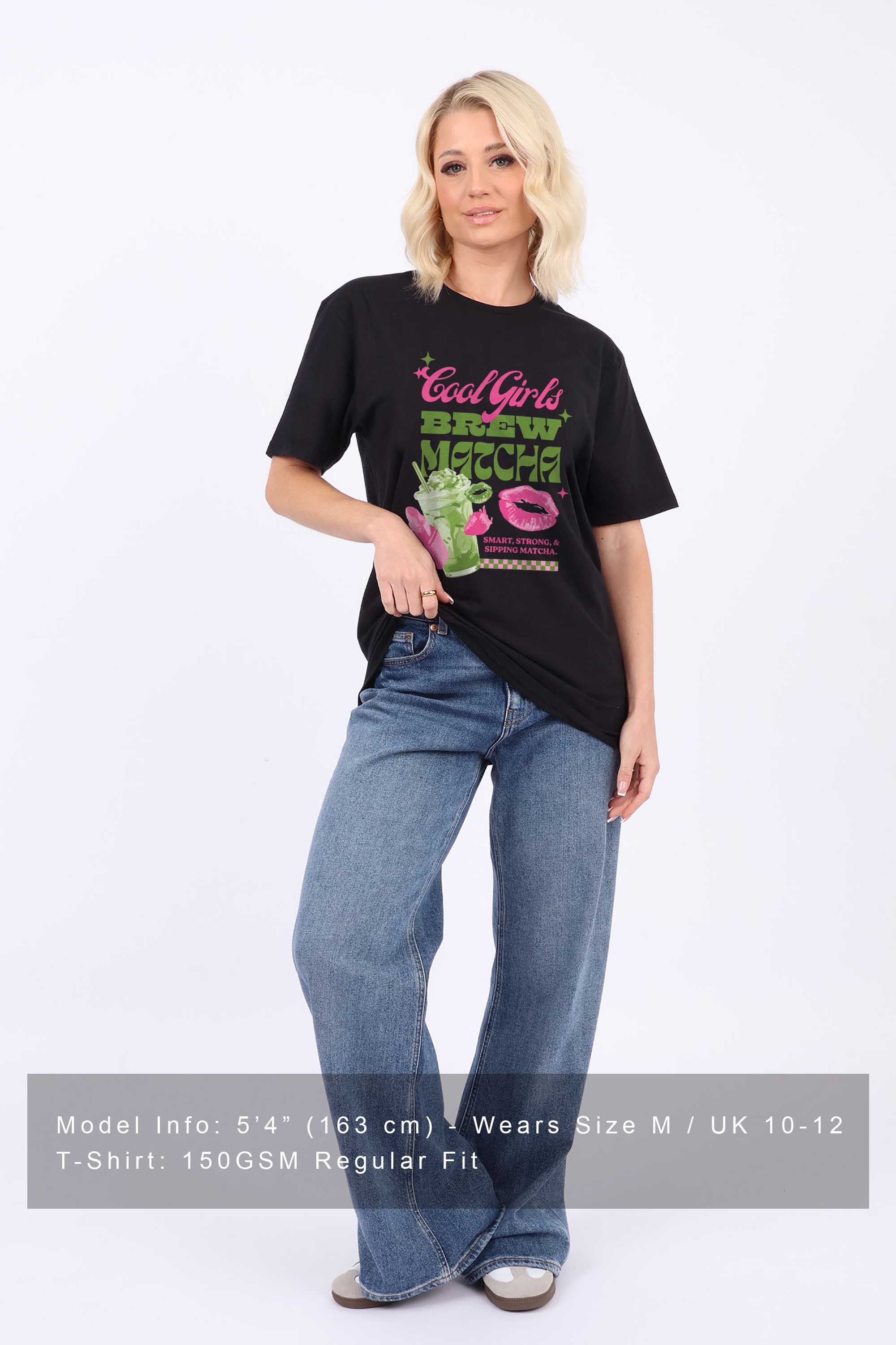 Cool Girls Brew Matcha Printed T-Shirt