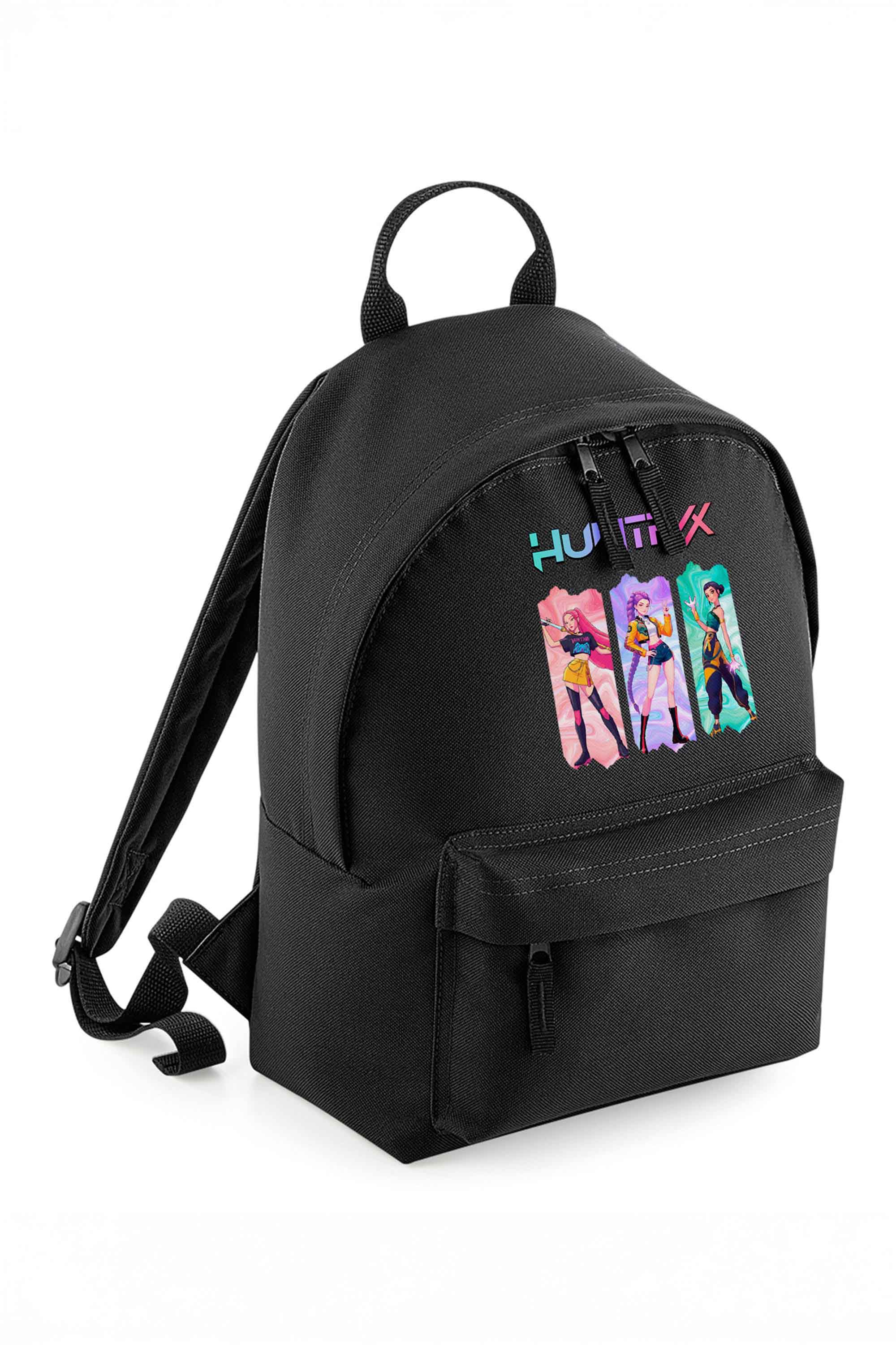 Kids K-pop Trio Graphic Printed Mini Backpack