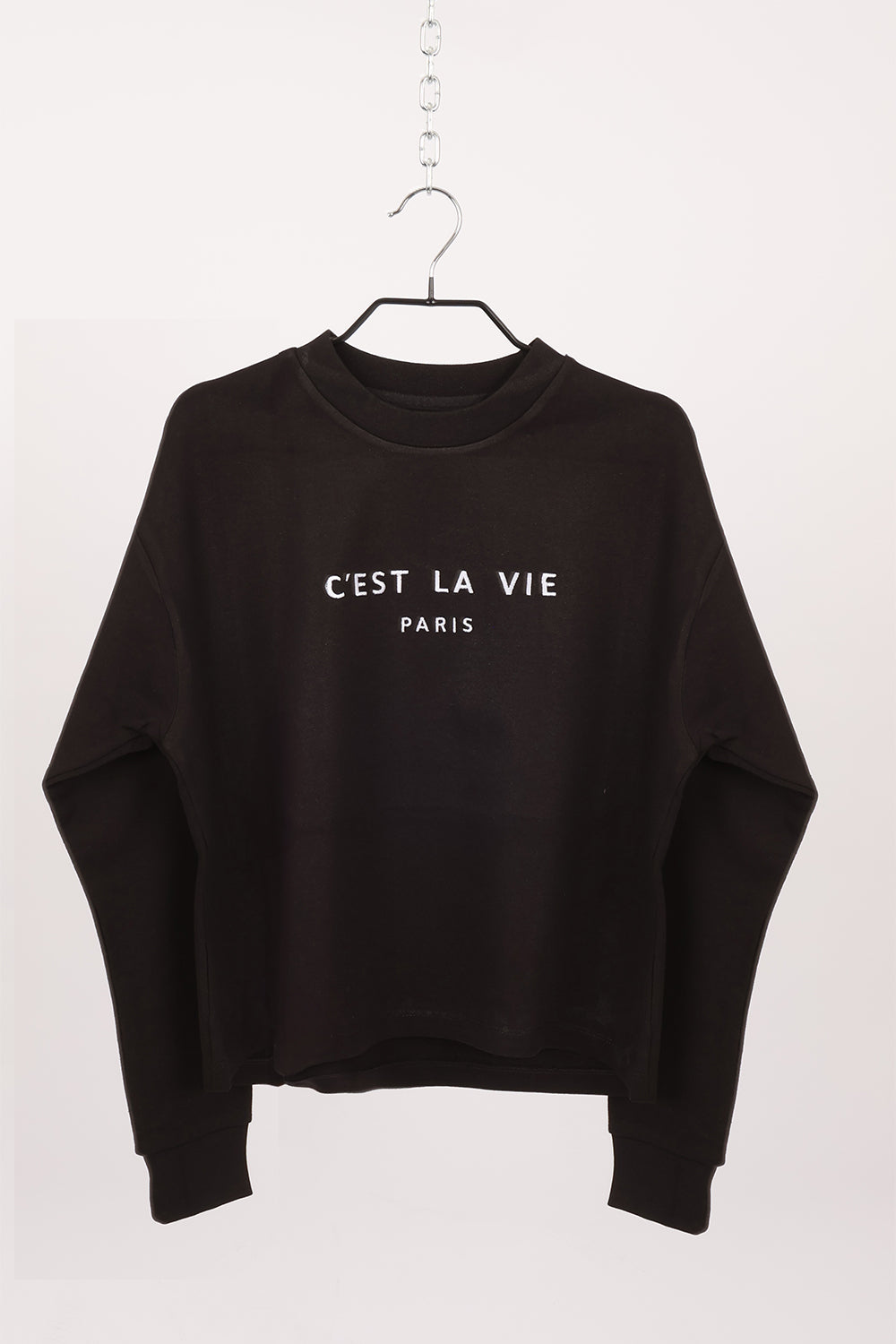 C'est La Vie Embroidered Sweatshirt & Shorts Set (Pack Of 6 Sets)