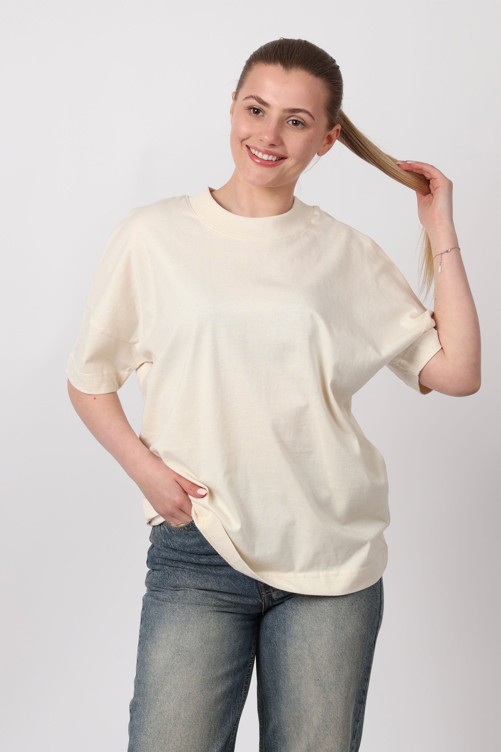 Oversize Premium Organic Plain T-Shirt