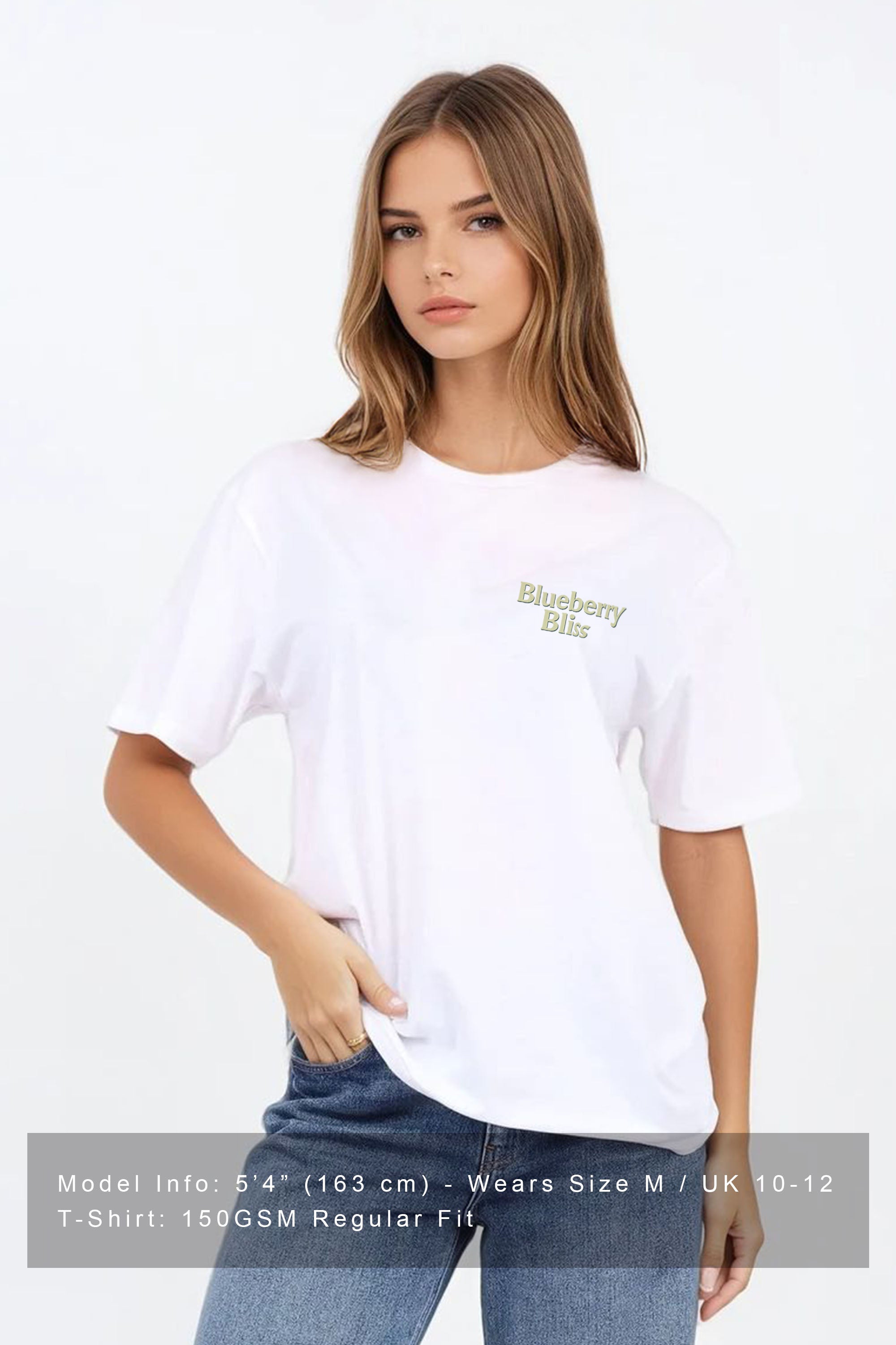 Regular Fit T-shirt in California Blueberry Bliss Print
