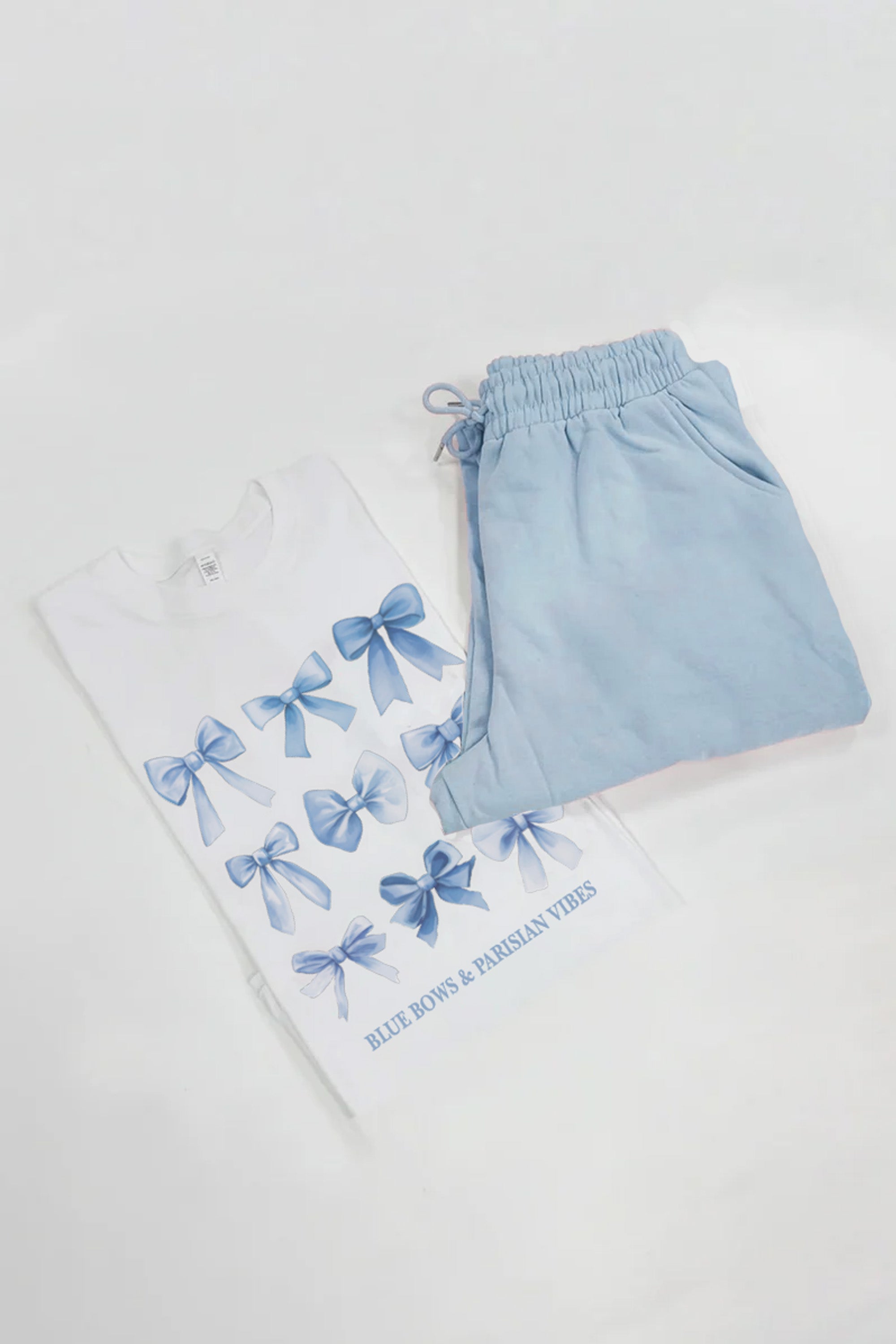 Bows and Parisian Printed Set (Pack Of 3 Sets)
