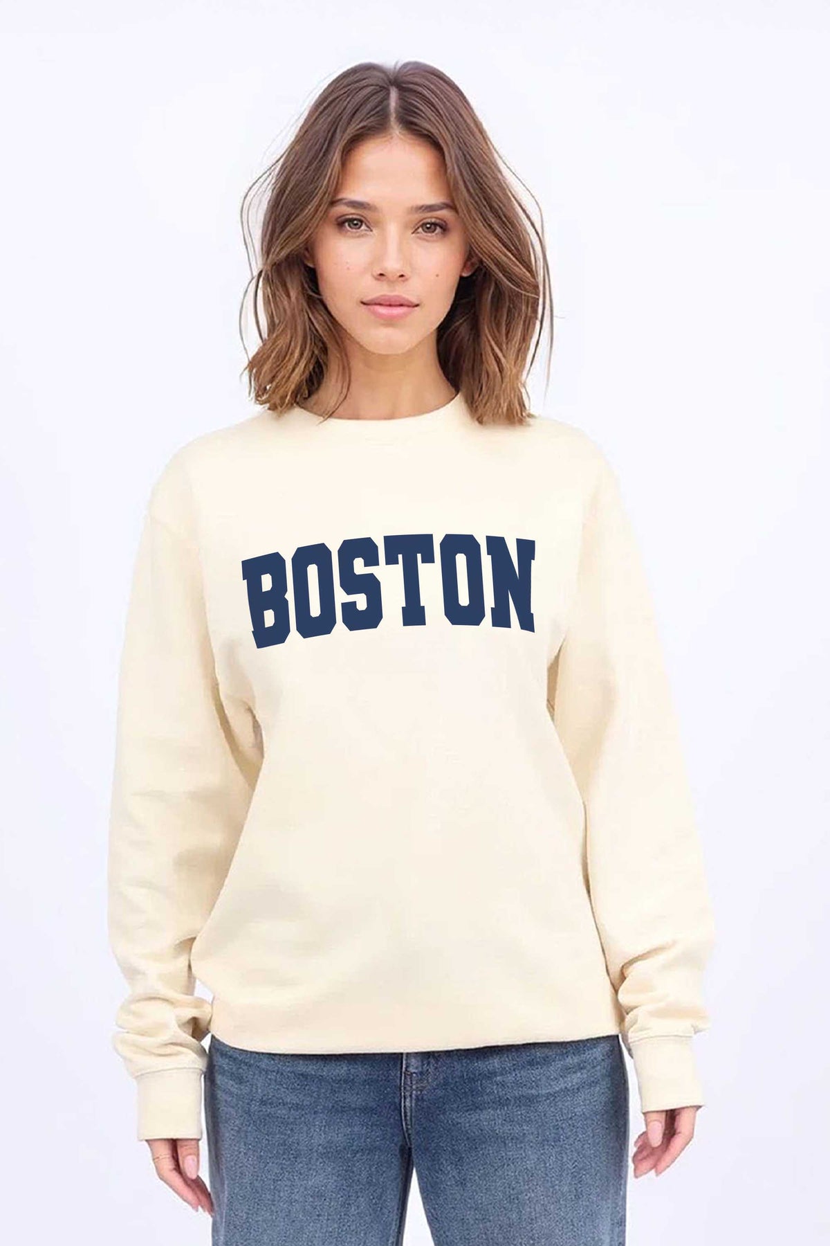 Boston Graphic Printed Sweatshirt