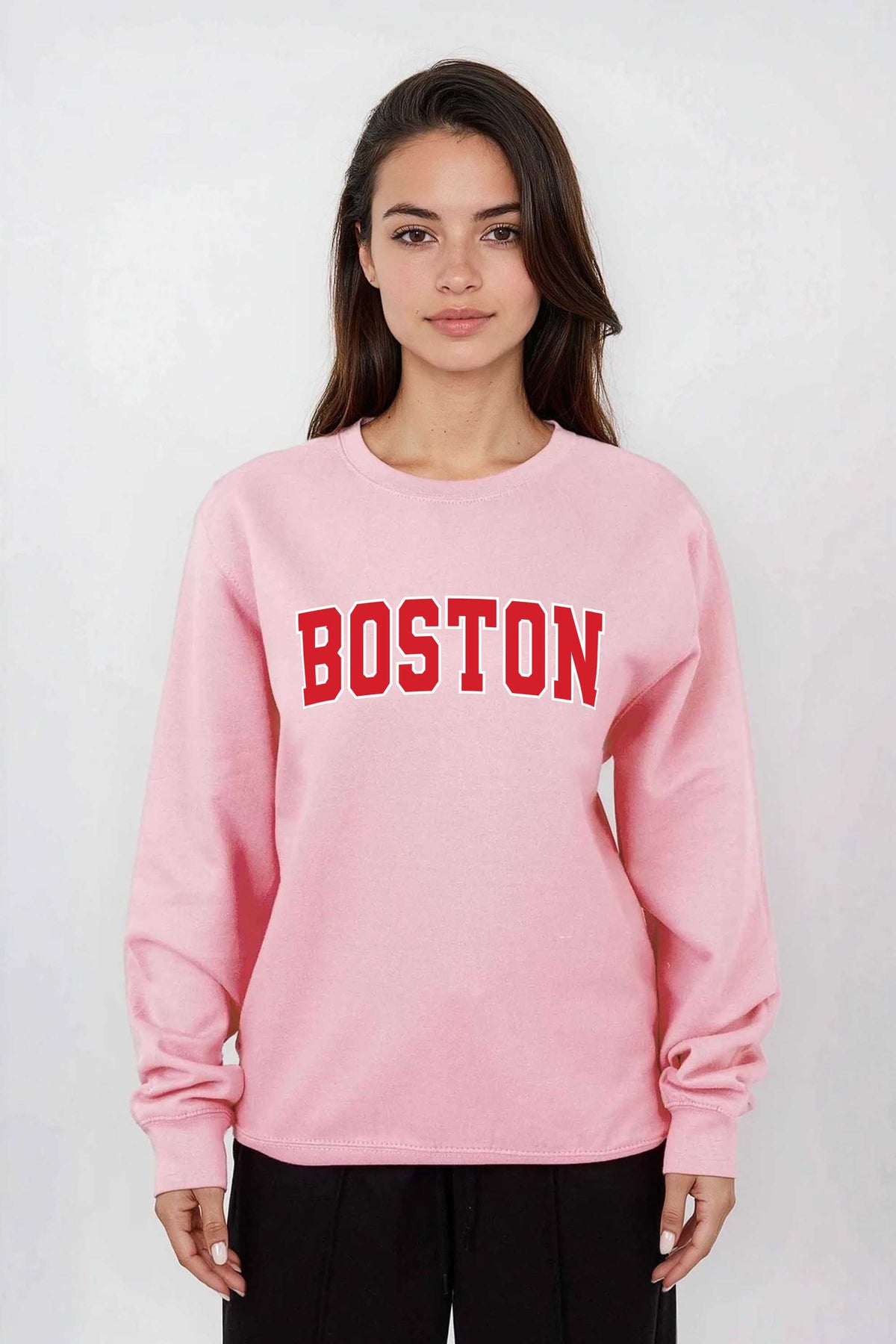 Boston Graphic Printed Sweatshirt