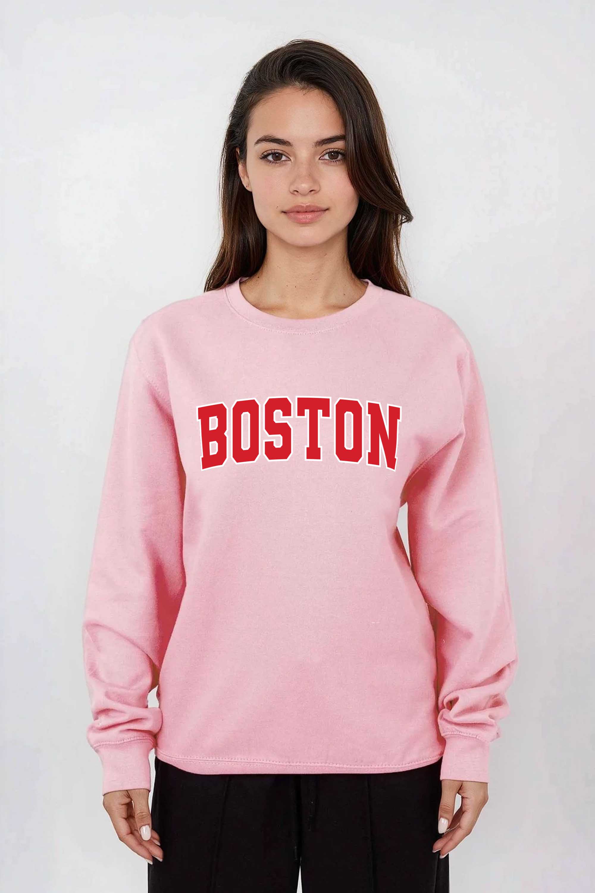 Boston Graphic Printed Sweatshirt
