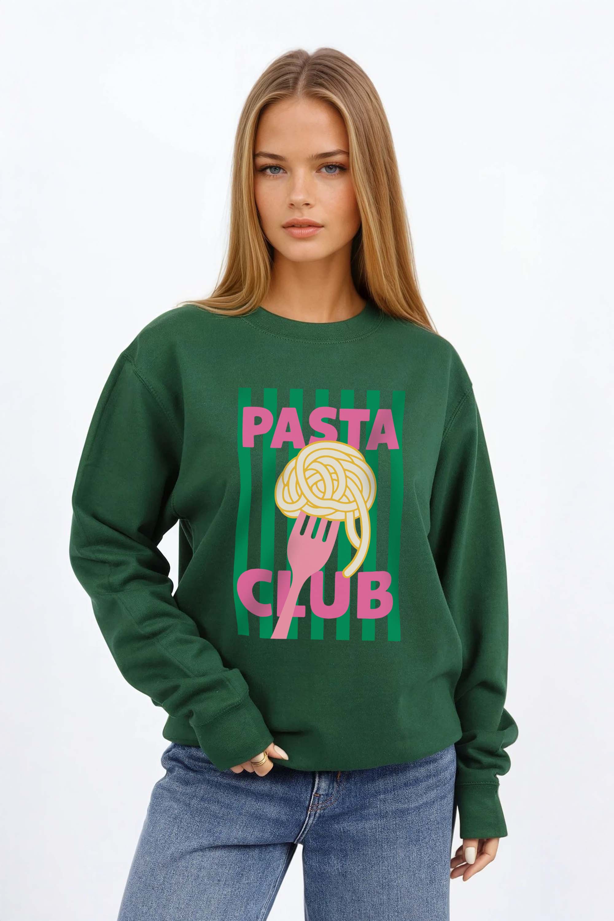 Pasta Club Printed Sweatshirt