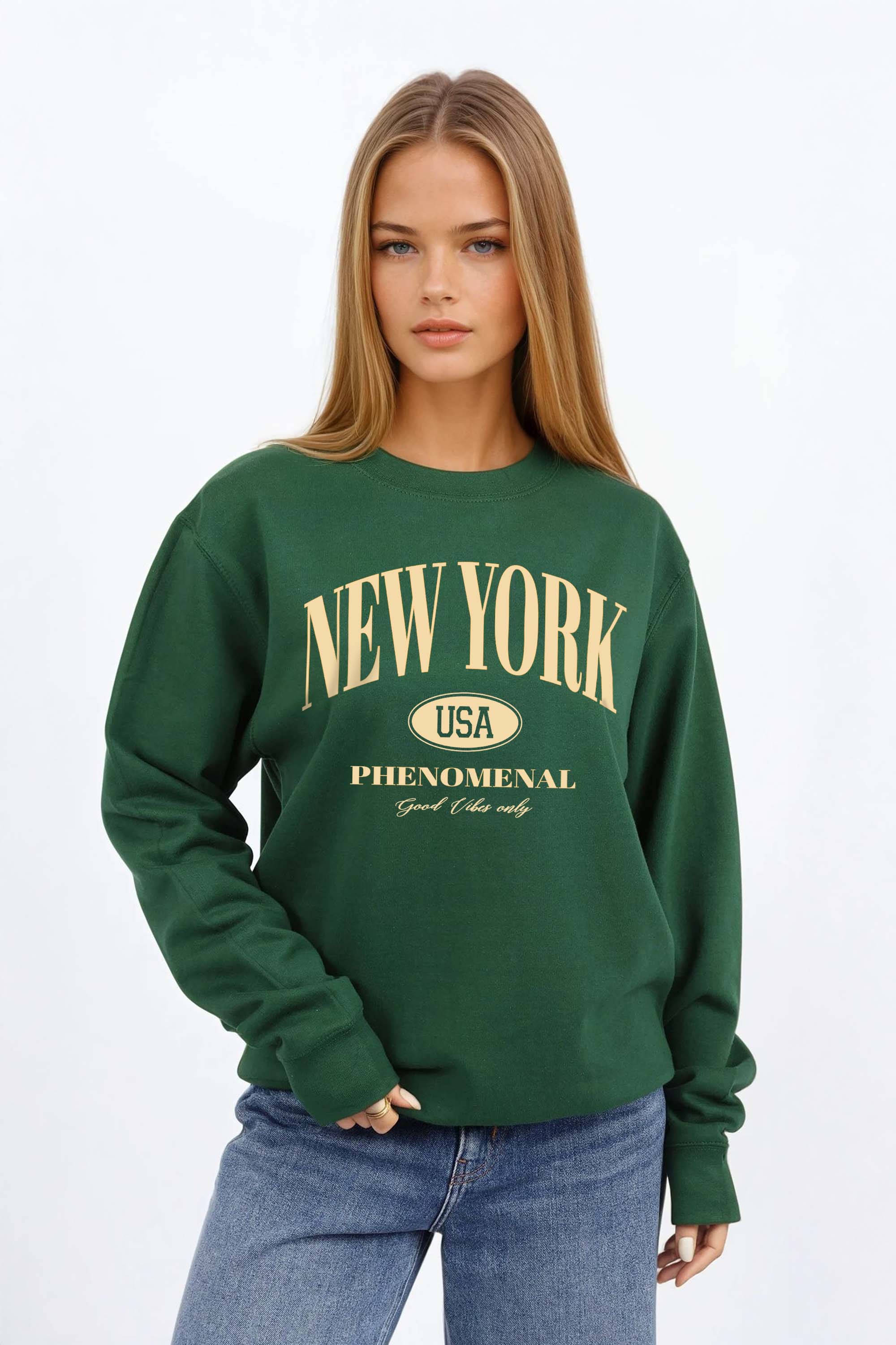 New York Phenomenal Printed Sweatshirt