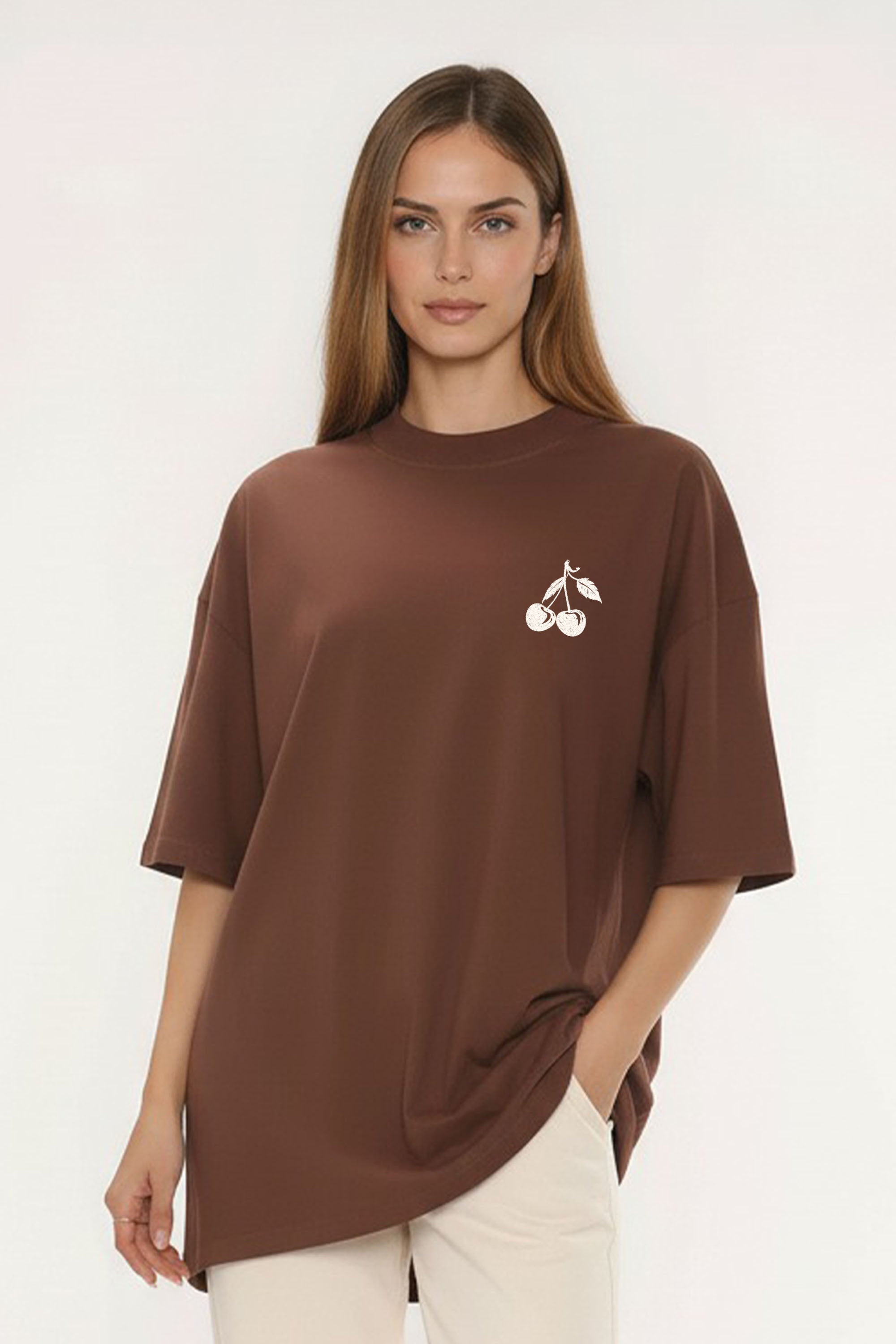 220GSM Oversize T-Shirt In Boundless Taste Print