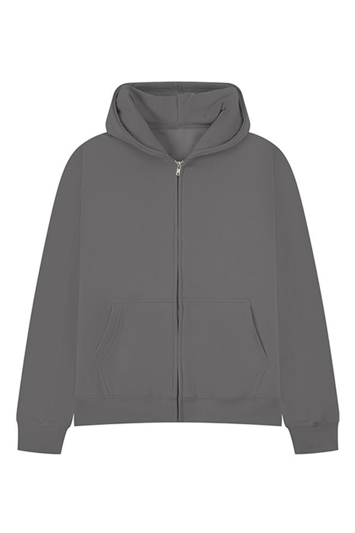 450GSM Core Heavyweight Oversized Custom Printed Zip Hoodie