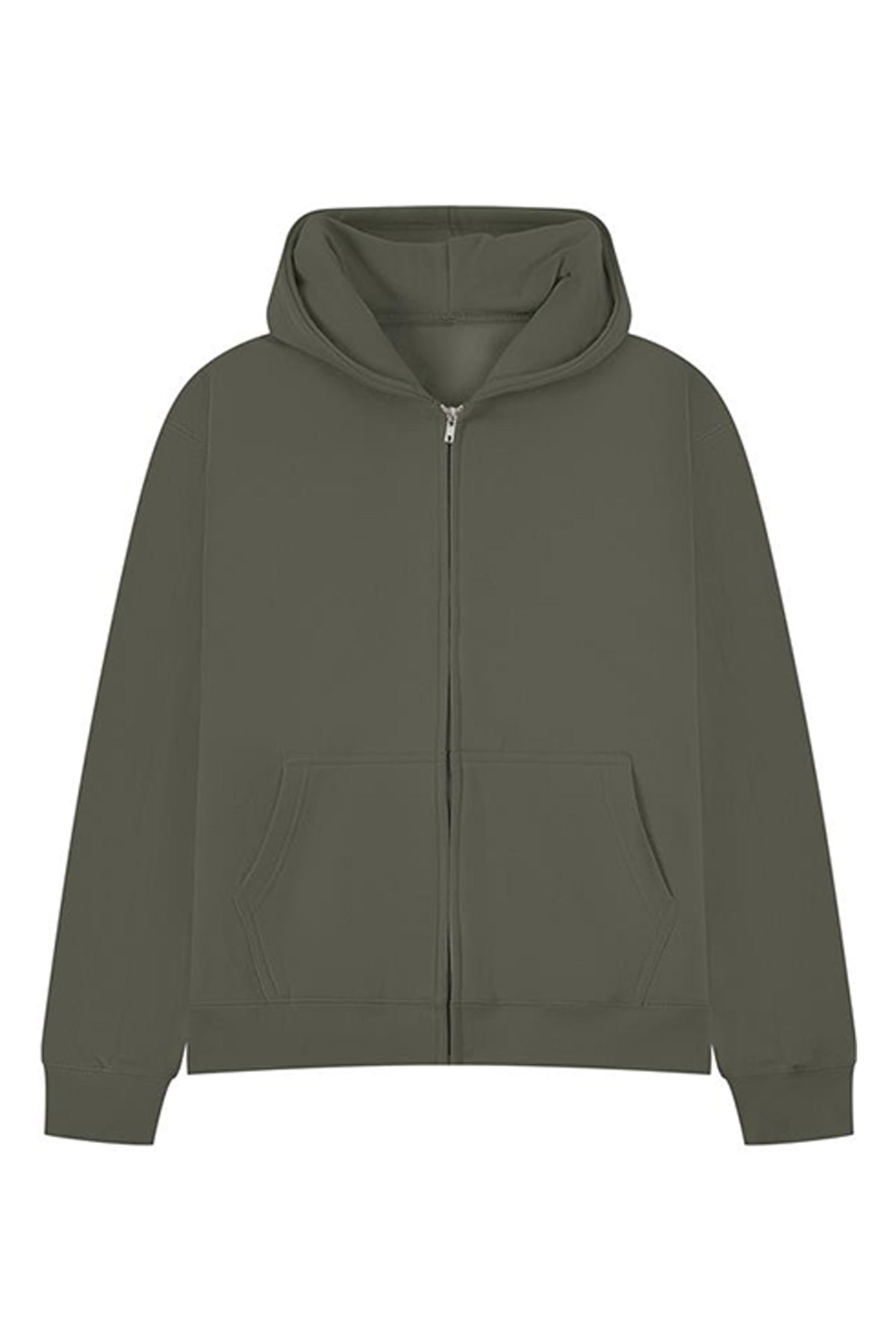 450GSM Core Heavyweight Oversized Custom Printed Zip Hoodie