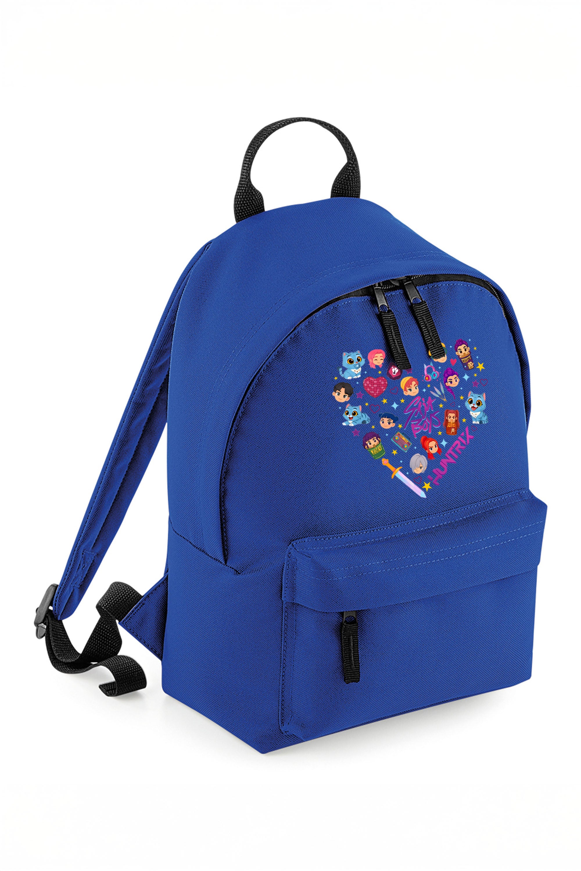 Kids K-pop Heart Squad Graphic Printed Mini Backpack