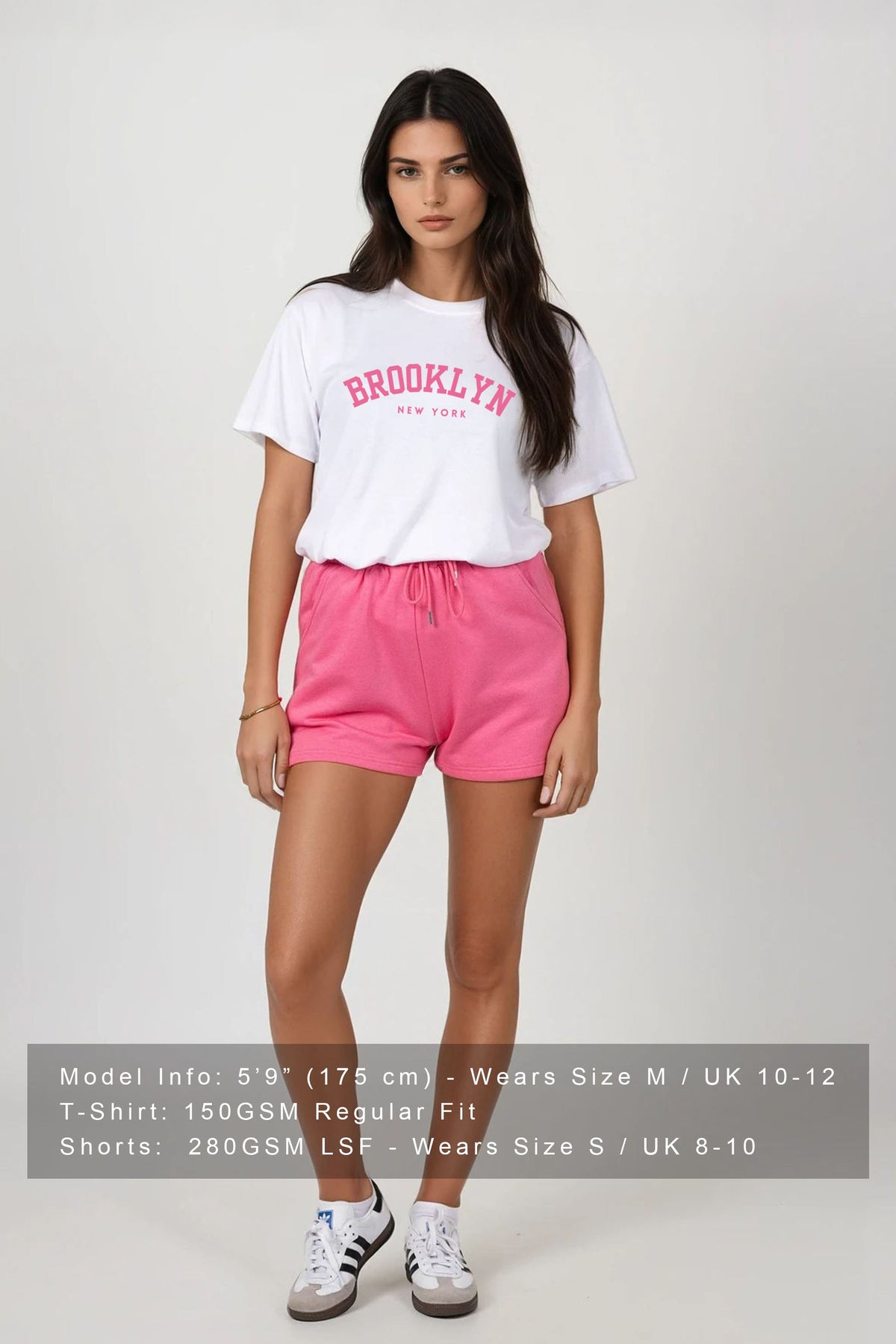 Regular Fit T-Shirt & Short Set In Brooklyn New York Print (Pack of 4 sets)