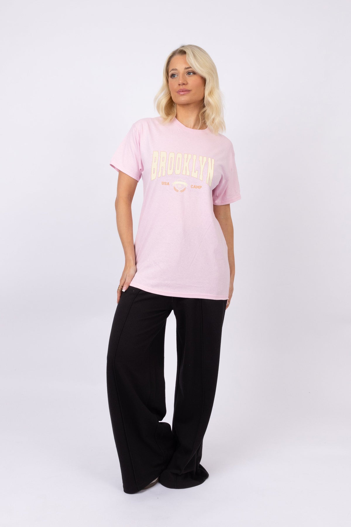 Brooklyn USA Camp Printed T-Shirt