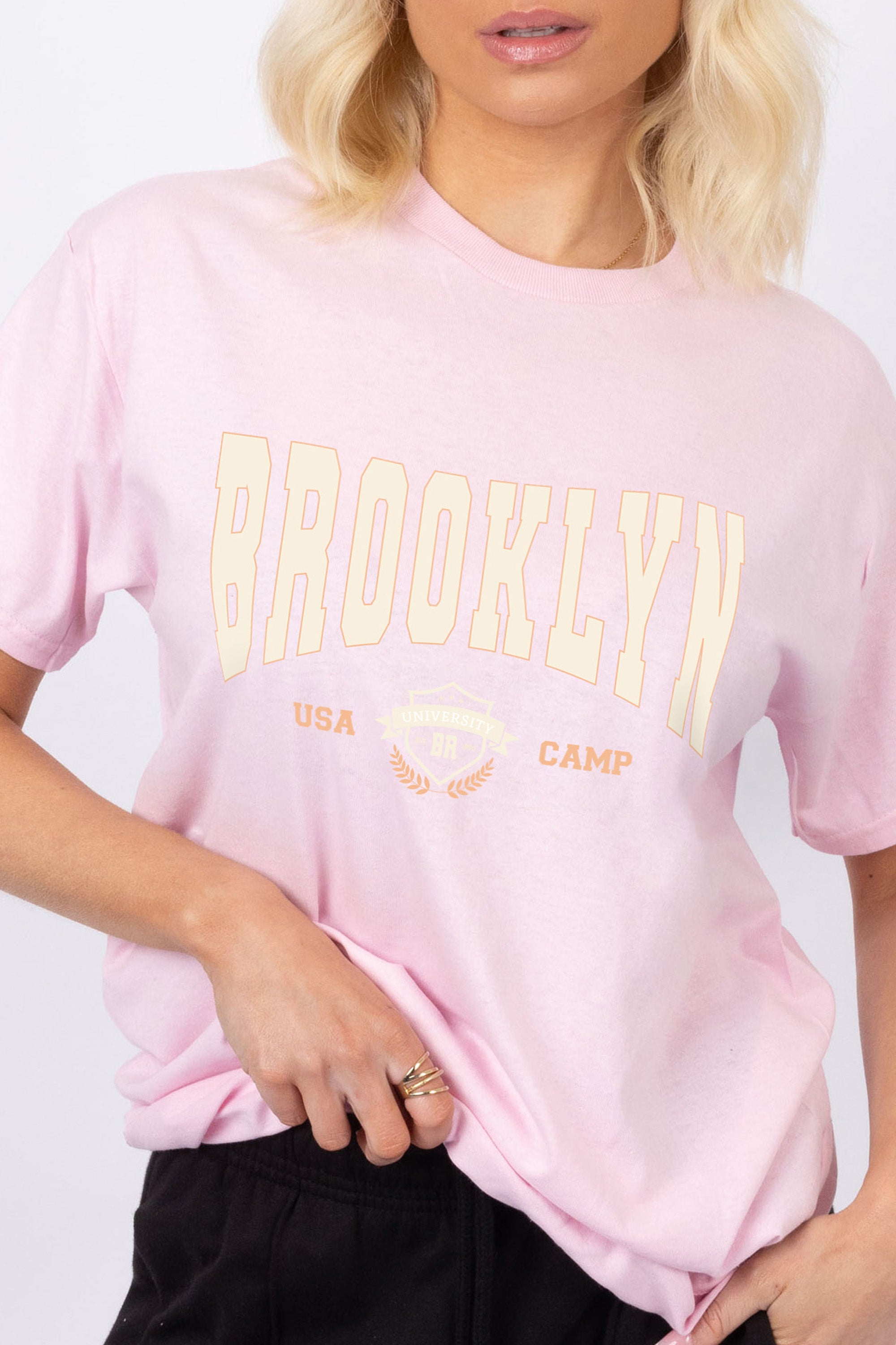 Brooklyn USA Camp Printed T-Shirt (Custom Pack)