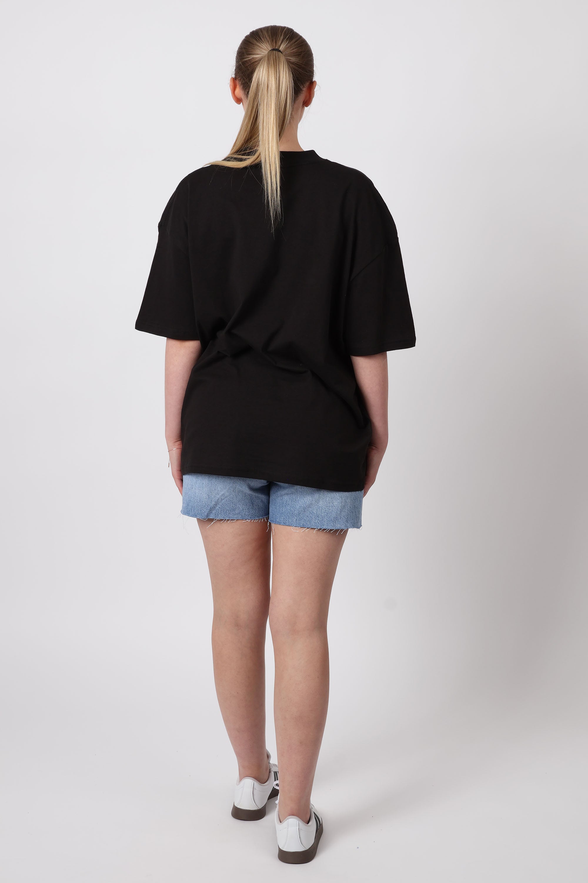 150GSM Oversized T-Shirt in Labubu Daisy Squad Print