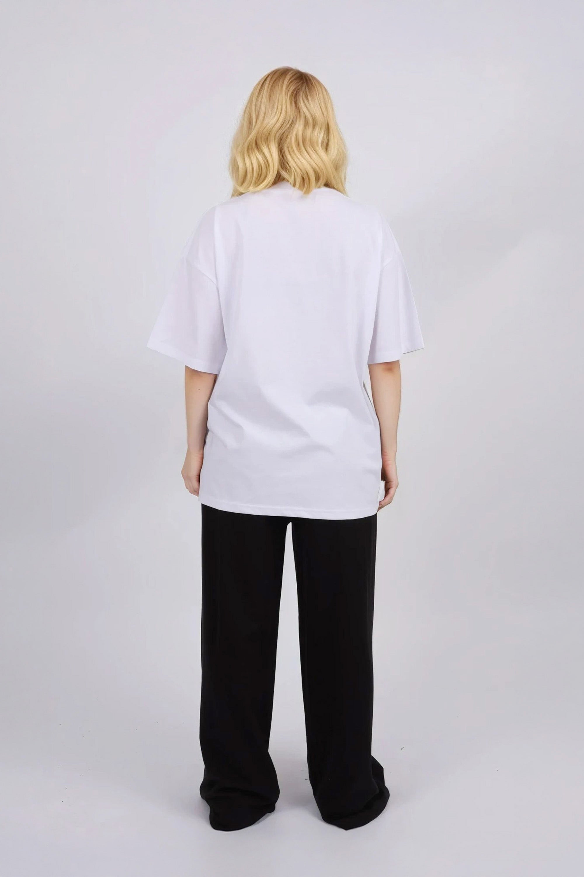 Oversized T-Shirt In L'amour Bow Print