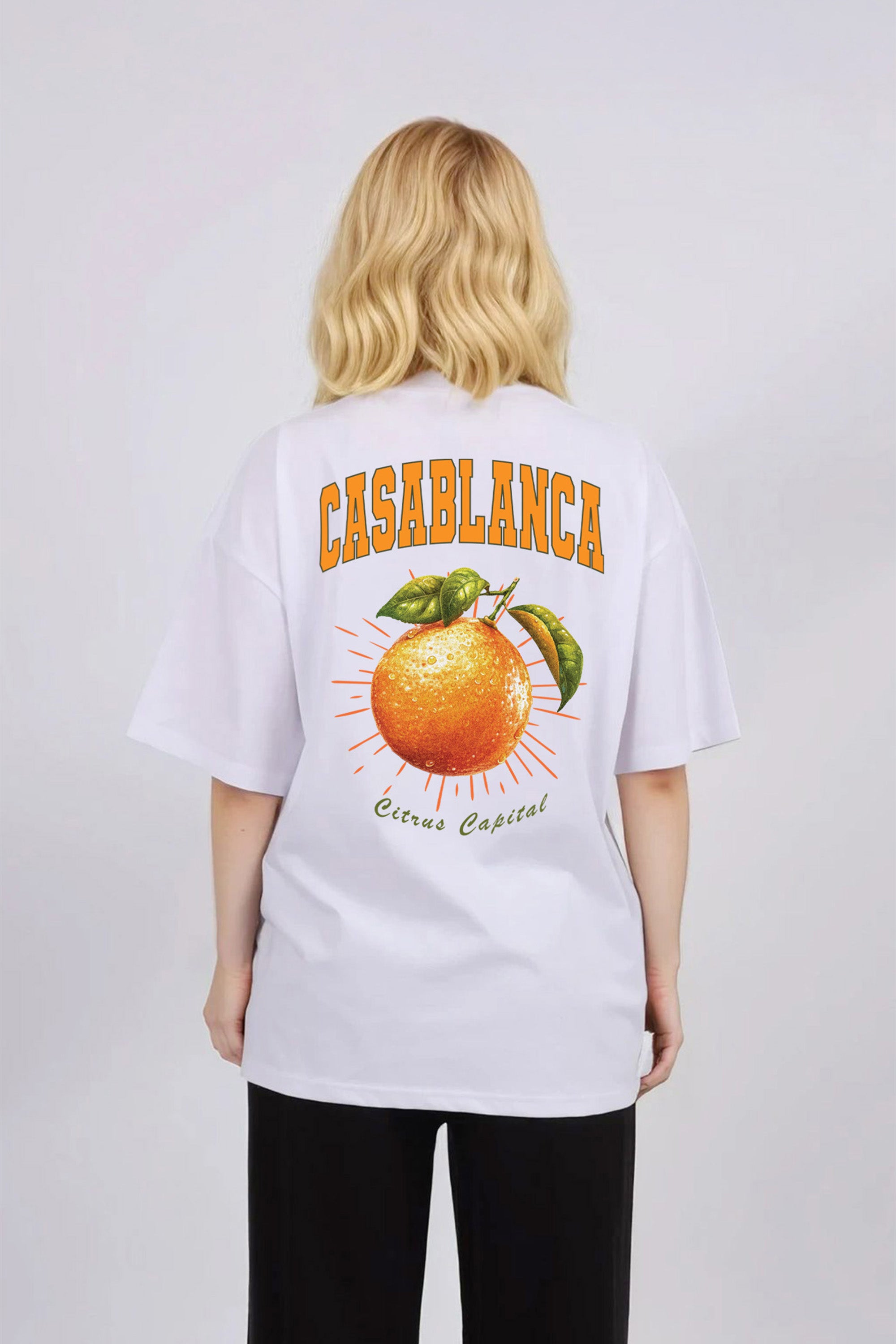 Oversized T-Shirt In Casablanca Print
