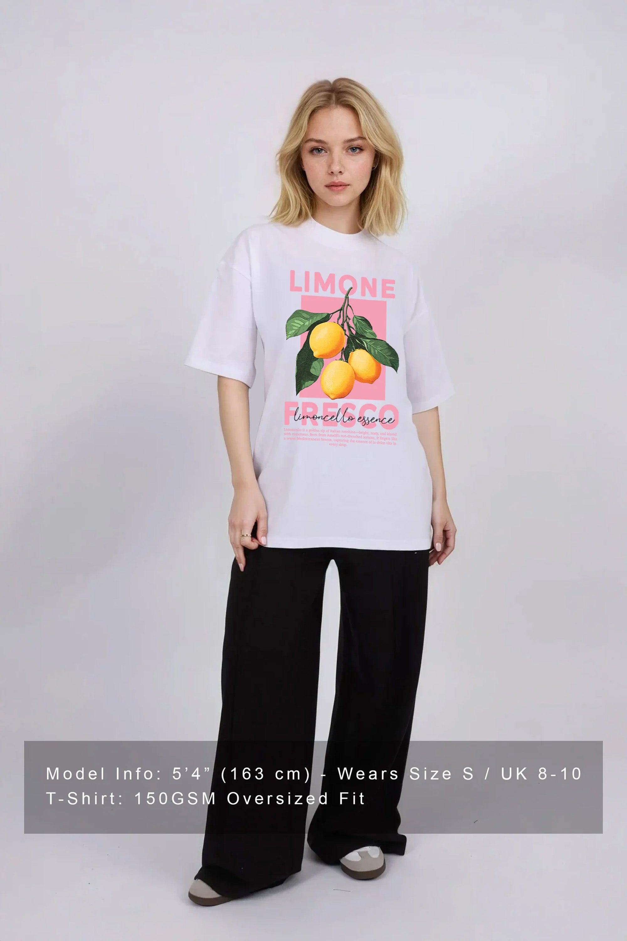 Oversized T-Shirt In Limone Fresco Print (Custom Pack)