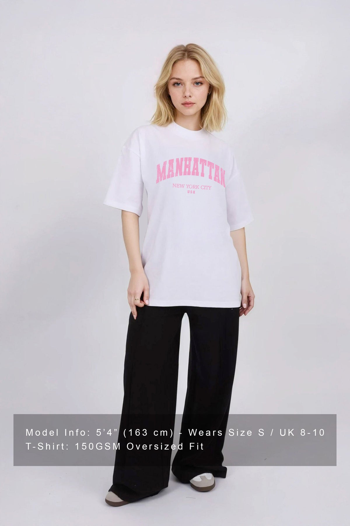 Oversized T-Shirt In Manhattan NYC Print