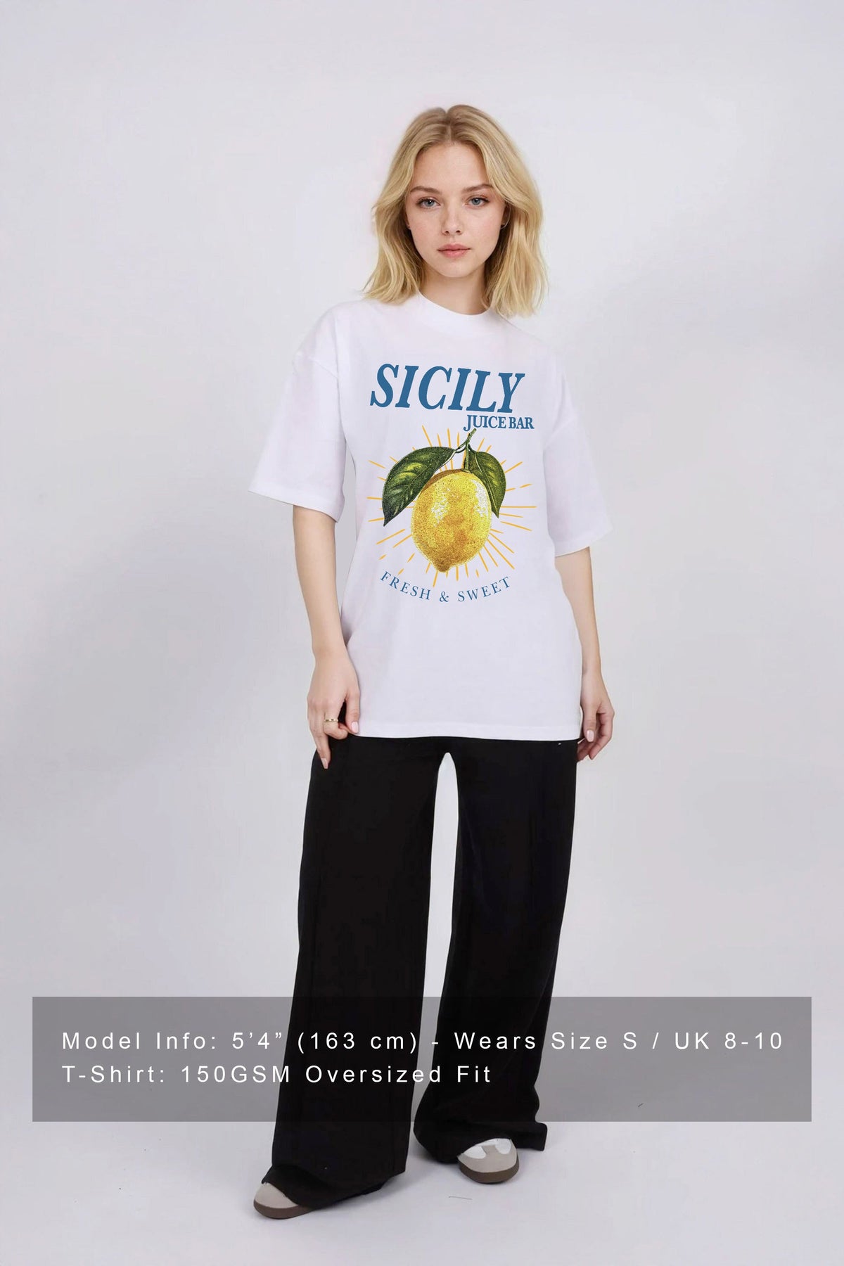 Oversized T-Shirt In Sicily Print